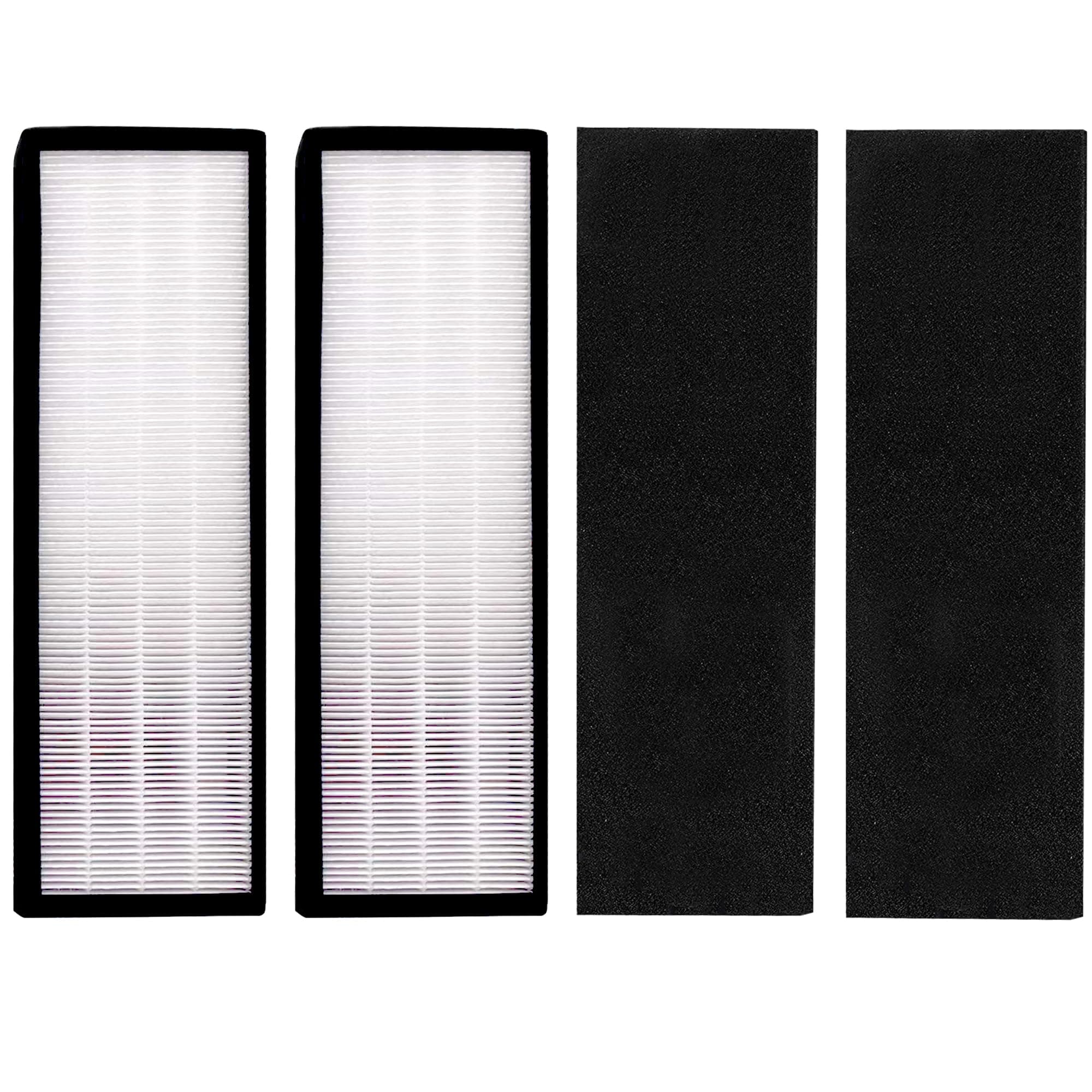 2 Pack Premium T500 True HEPA Filter Replacements Compatible with Air Purifier Filter T500 tower. Compare to Part # TF60-MP & TF60-MP (Includes 2 Hepa & 2 Carbon Filters)
