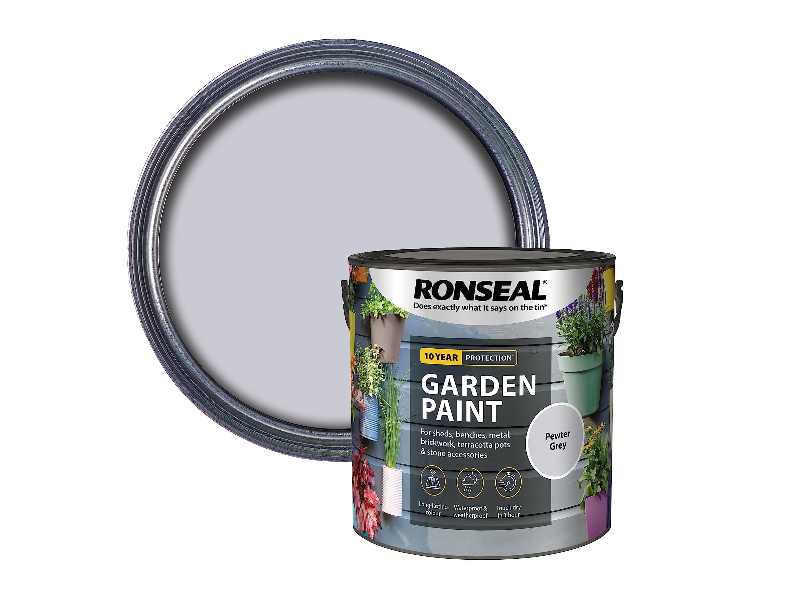 Garden Paint Pewter Grey 2.5L