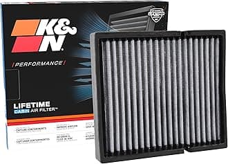 K&N LIFETIME Cabin Air Filter: Premium, Washable, Clean Air for your Cabin: Compatible with 2016-2025 Isuzu/Mazda/Lexus/Subaru: (See Product Description for Select Models), VF2054