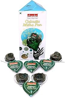 Chandan Mouth Freshener Calcutta Meetha Paan Tower Pack | 15 Pieces | 90 grams | Meetha Paan for all Age Groups