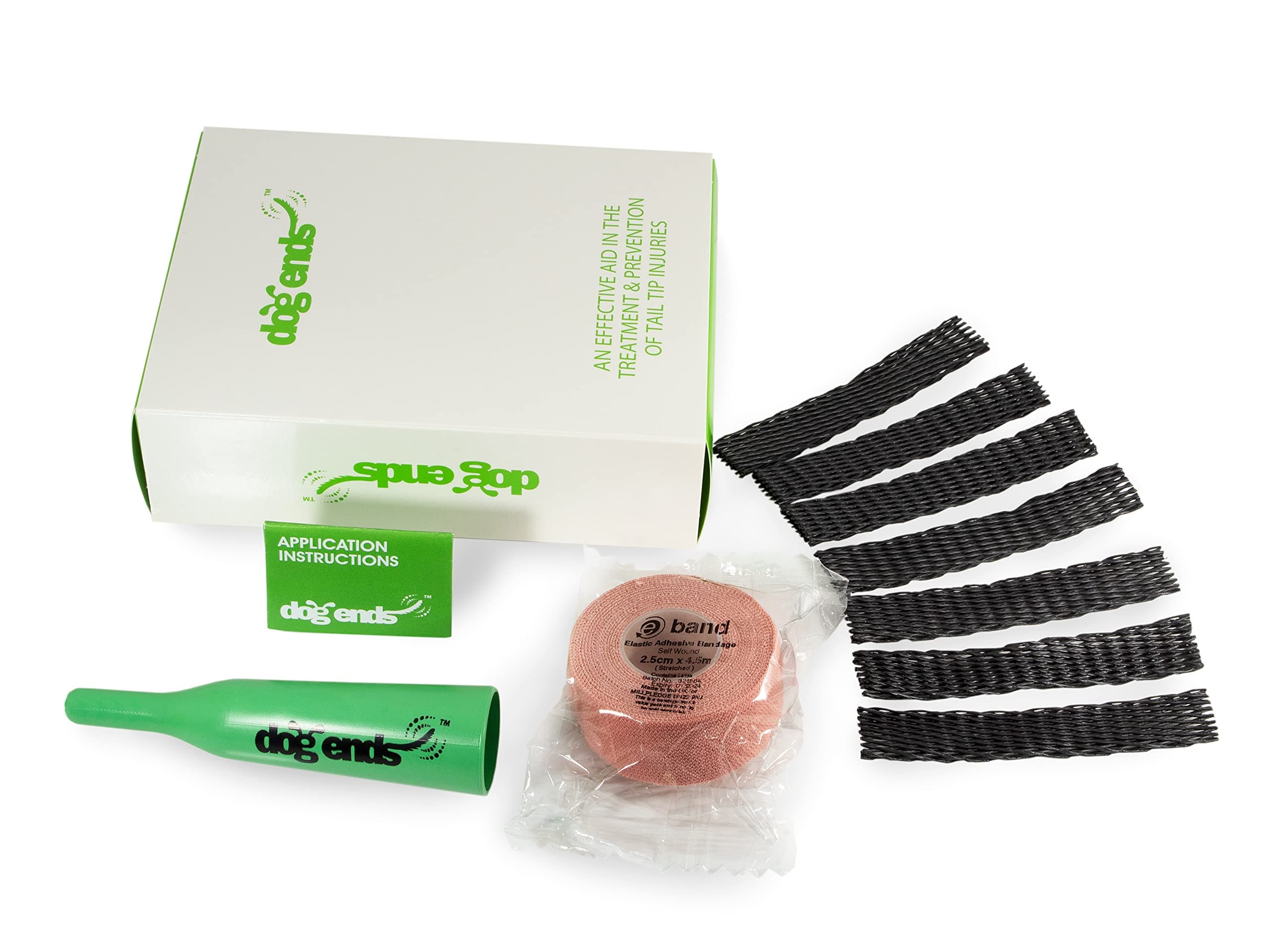 Dog Ends Tail Tip Protector. Wound Dressings Veterinary Engineered Shock-Absorbing Light Weight Durable Covering Bandage for Tail Injuries