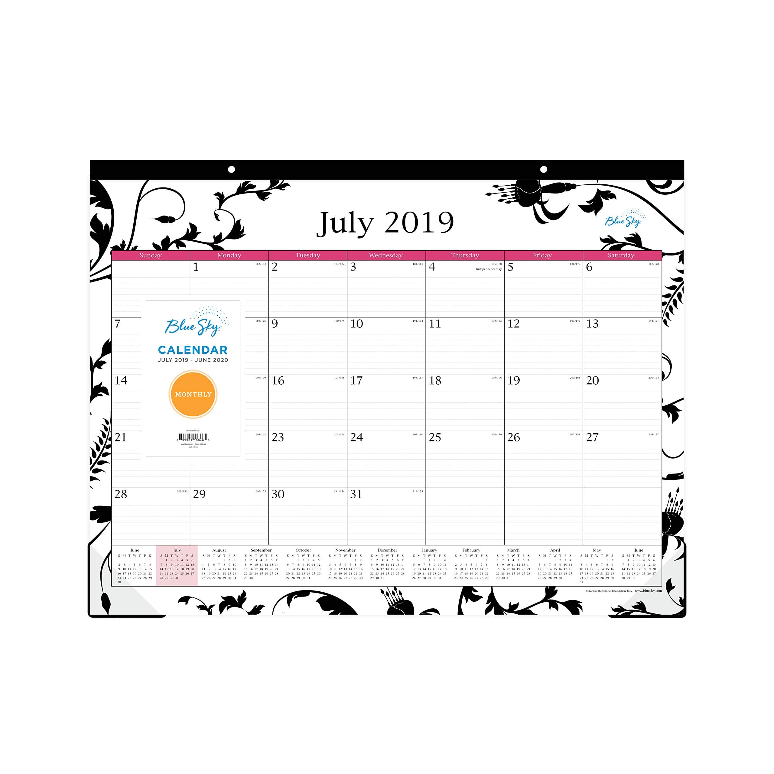 Blue Sky 2019-2020 Academic Year Wall Calendar