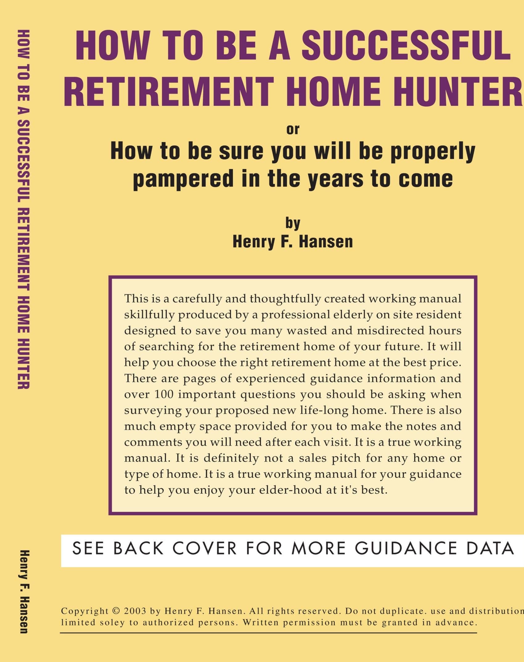 How to be a Successful Retirement Home Hunter