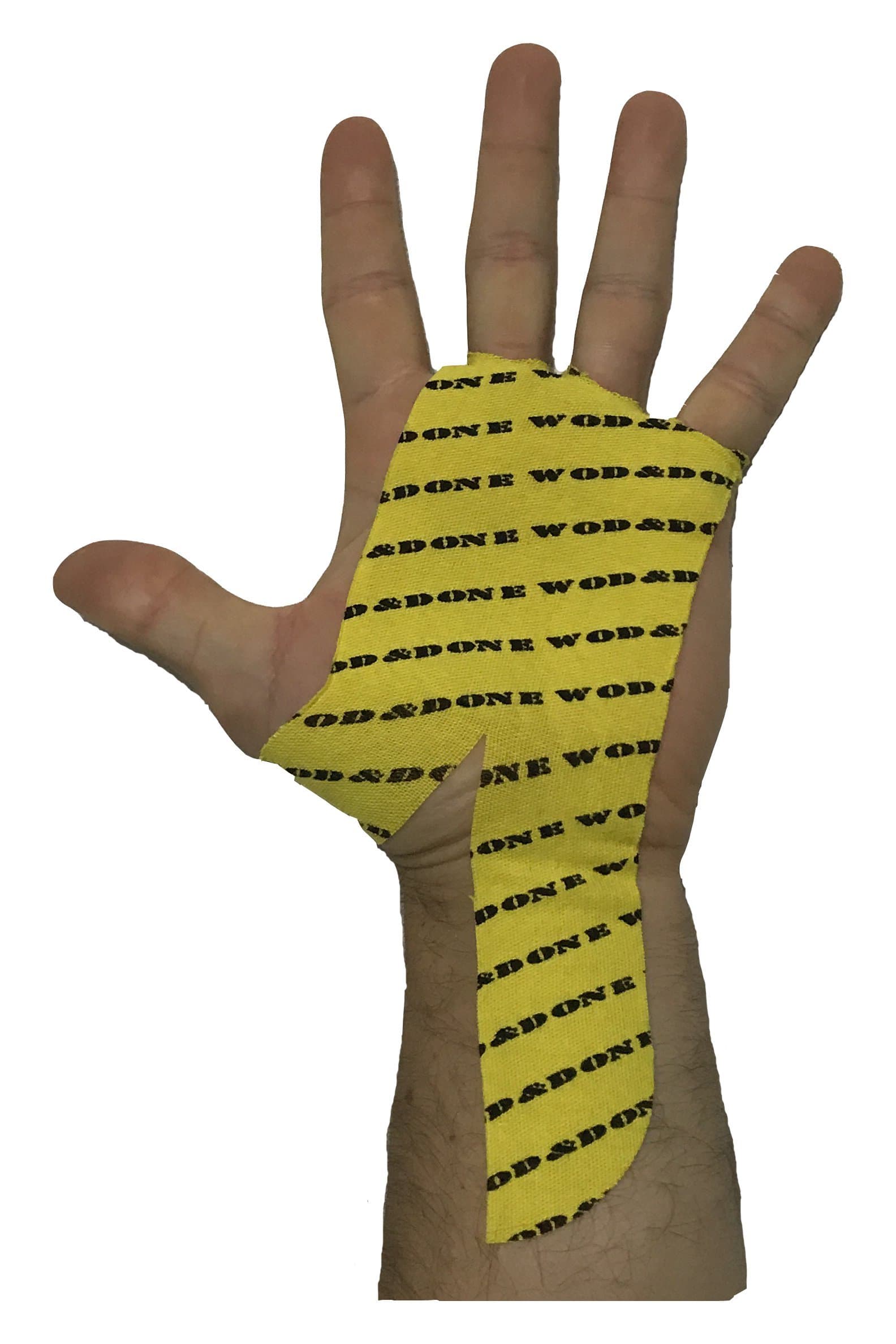 WOD&DONE Custom Hand Protection Athletic Tape Grips for Pullups, Functional Fitness, Gymnastics