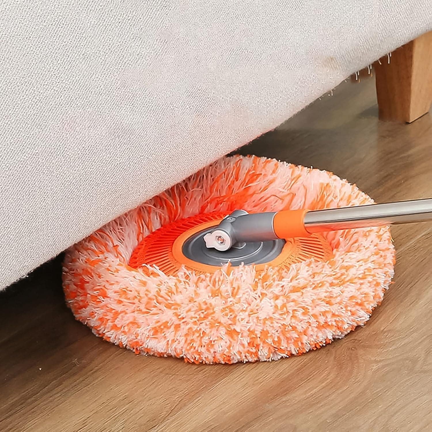 MAPPERZ Rotatable Sunflower Spin Mop 110 CM, Extendable Perfect for Effortless Cleaning Reach Every Corner with Ease, Ideal for Homes, Offices, and Quick Clean-Ups Durable and Efficient (Pack of 1)