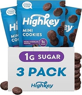 Low Carb Keto Brownie Bites - Keto Snack Low Carb Snack Sugar Free Chocolate Protein Cookies Sugar Free Snacks Gluten Free Snack Keto Friendly Food Healthy Snacks Keto Dessert Diet Snacks 3pk