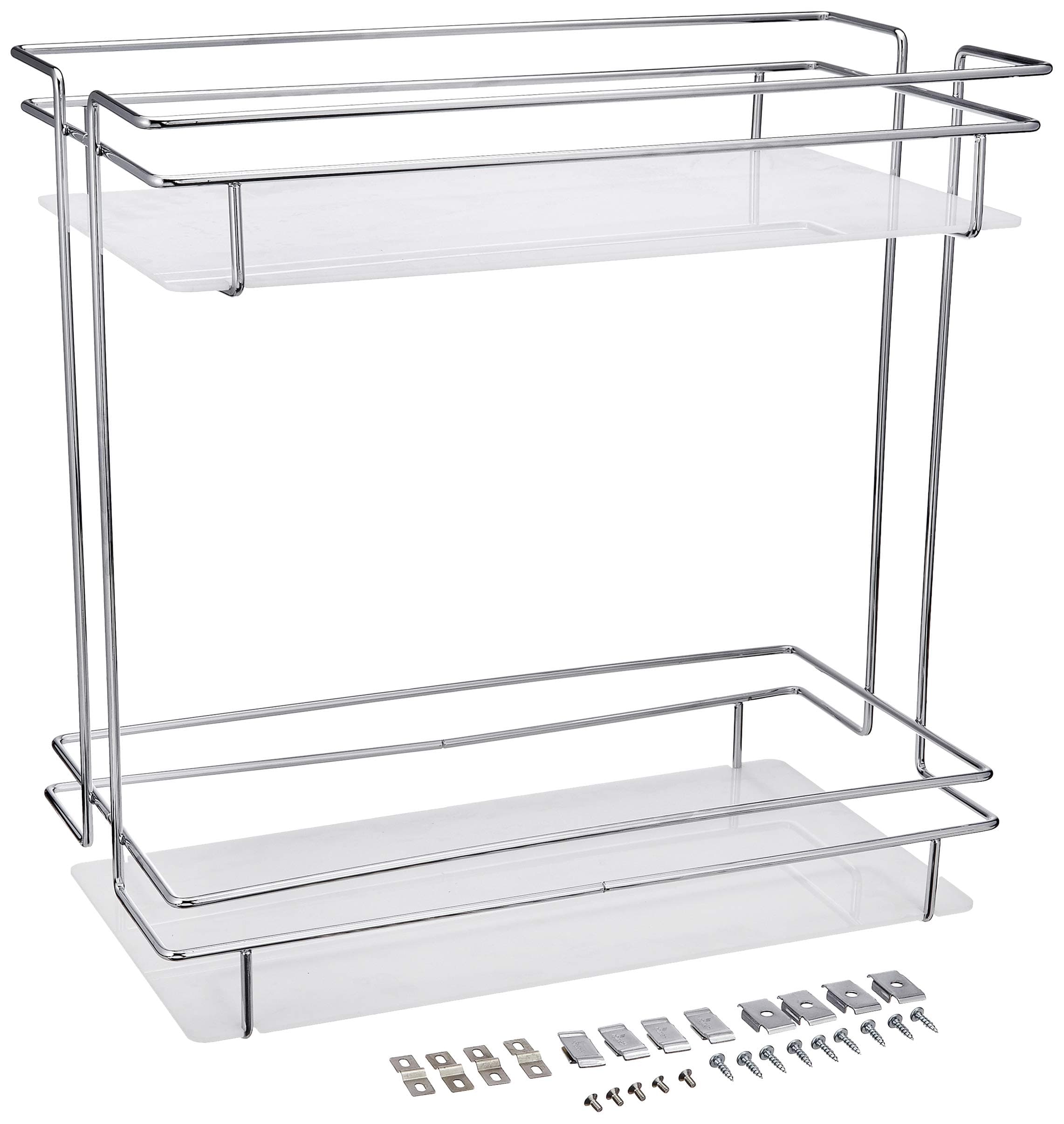 Hettich 9191711 Steel Bottle Pull Out Stand (Silver)