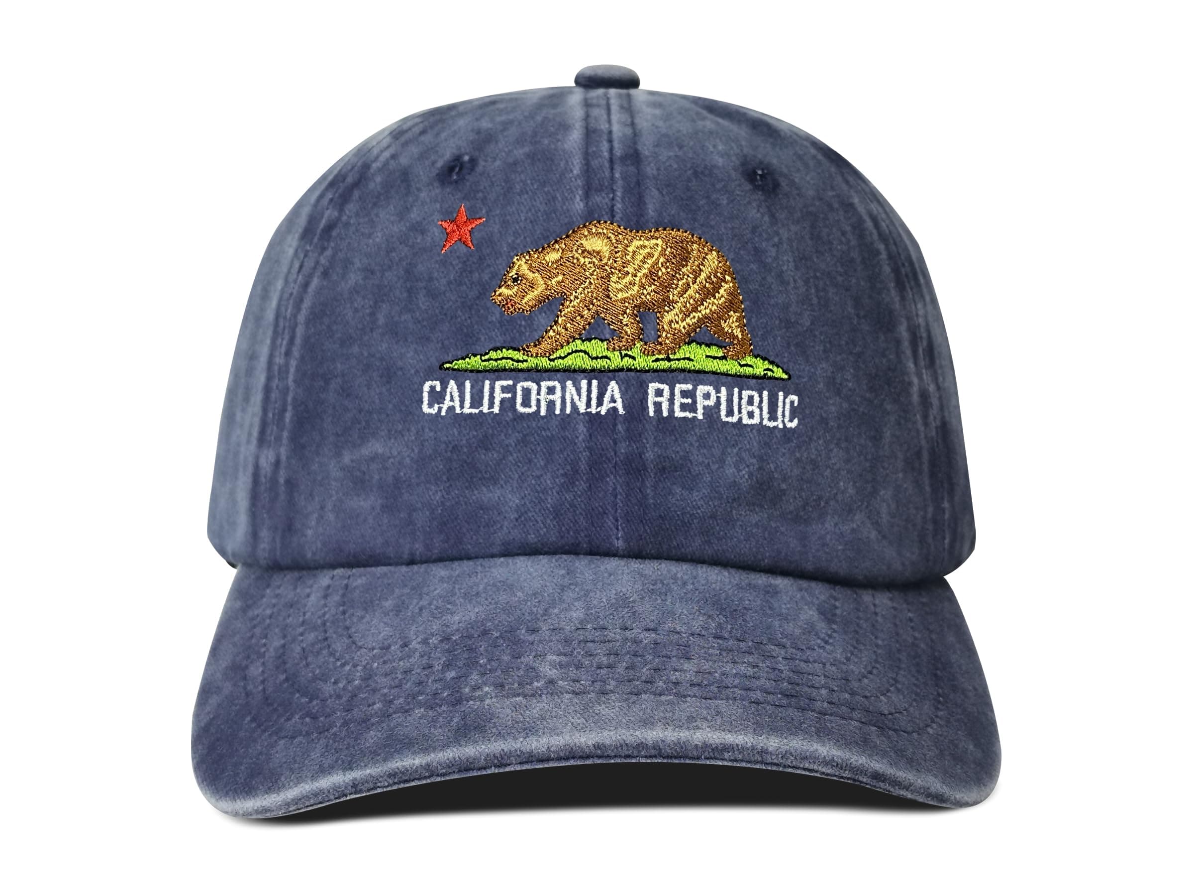 Hepandy Embroidered California Bear Hats