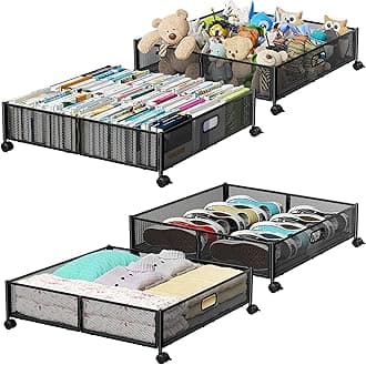 Under Bed Storage, Under the Bed Storage Containers with Wheels, Under Bed Sh...