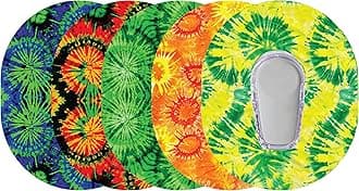 Adhesive Patches for Dexcom G6 Waterproof Overpatches No-Lift No-Fray CGM Patches for Kids 5-Pack CGM Tape Hypoallergenic Overlay