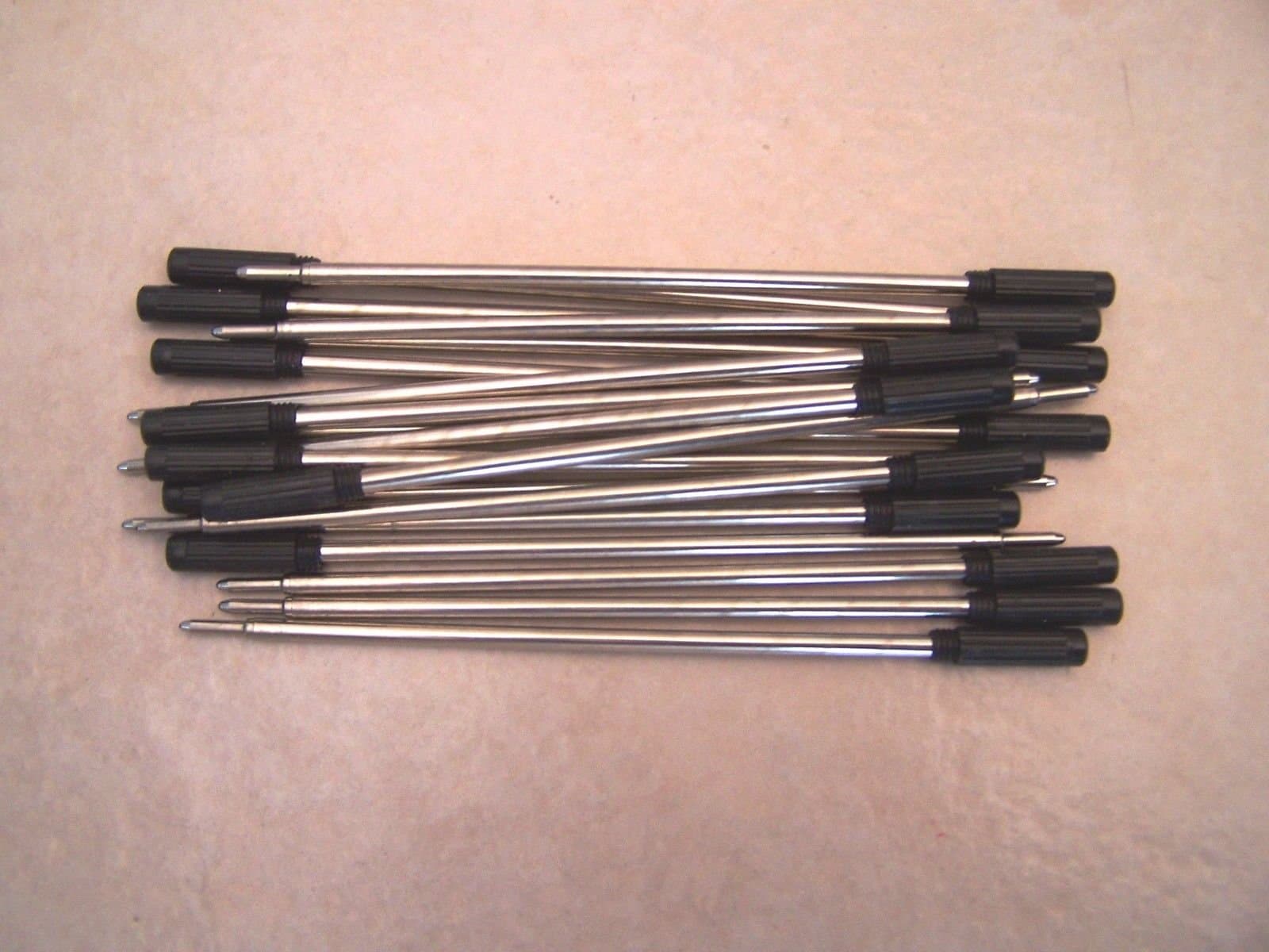 10 Cross Type Ballpoint Pen Refills - Black Med