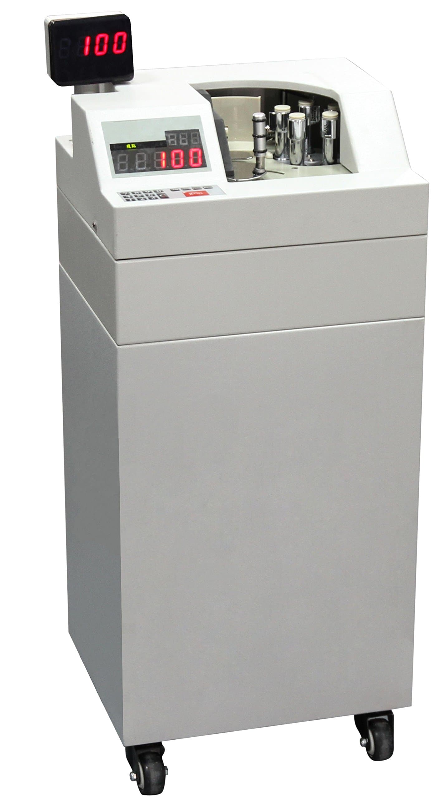 RB Tech SBC-100 Floor Suction Type Commercial Banknotes/Bill/Currency Counting Machine, Counts 100 Bills in 4 Seconds. This Model is Designed for Counting Large Amount of Cash