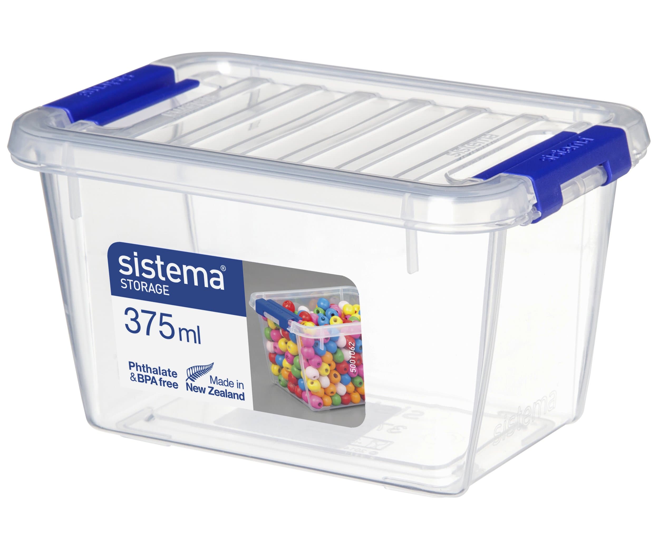Sistema Home and Office Plastic Storage Container, 375 ml