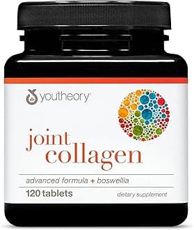 Joint Collagen Advanced - Contains Undenatured Type II Collagen & Herbal Ingredients - Contains Bovine Source - Shellfish Free - 120 Tablets (60-Day Supply)