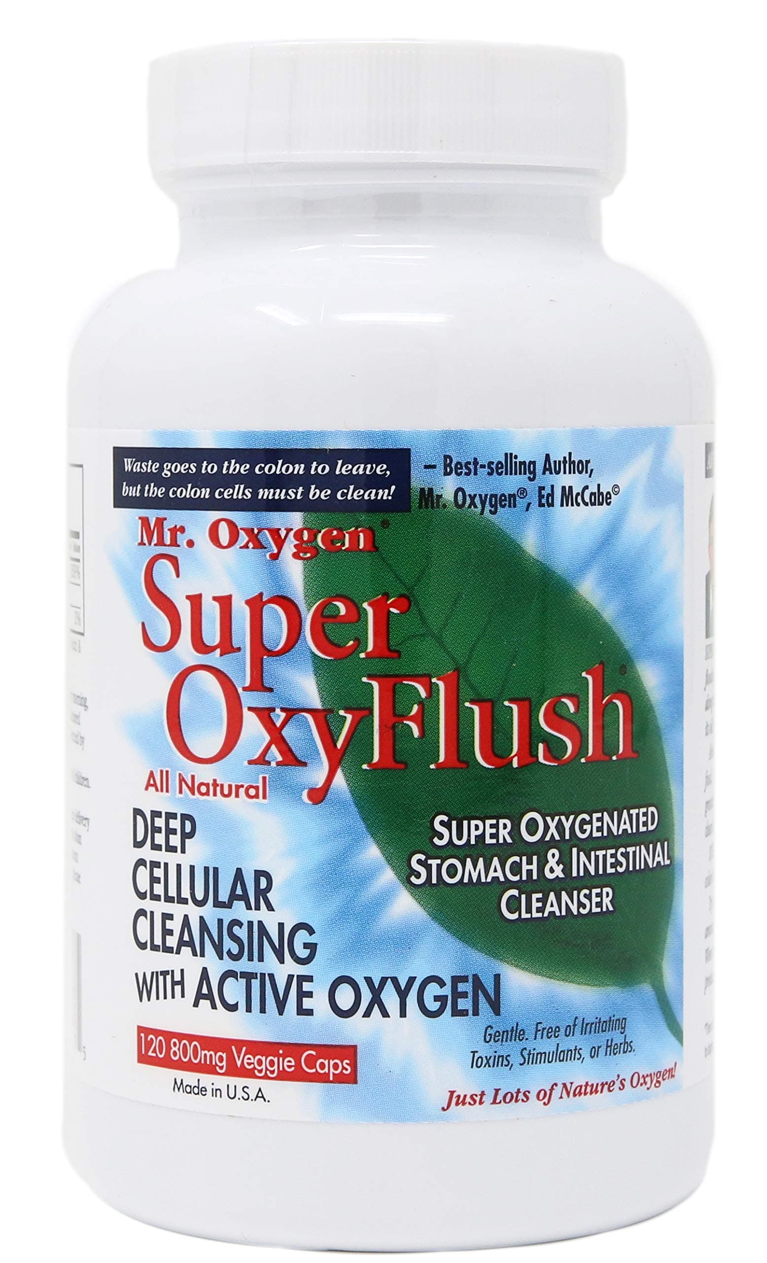 SUPEROxyFlush® Unleashed! Absolute TOP Best Colon Cleanser! 120 Caps
