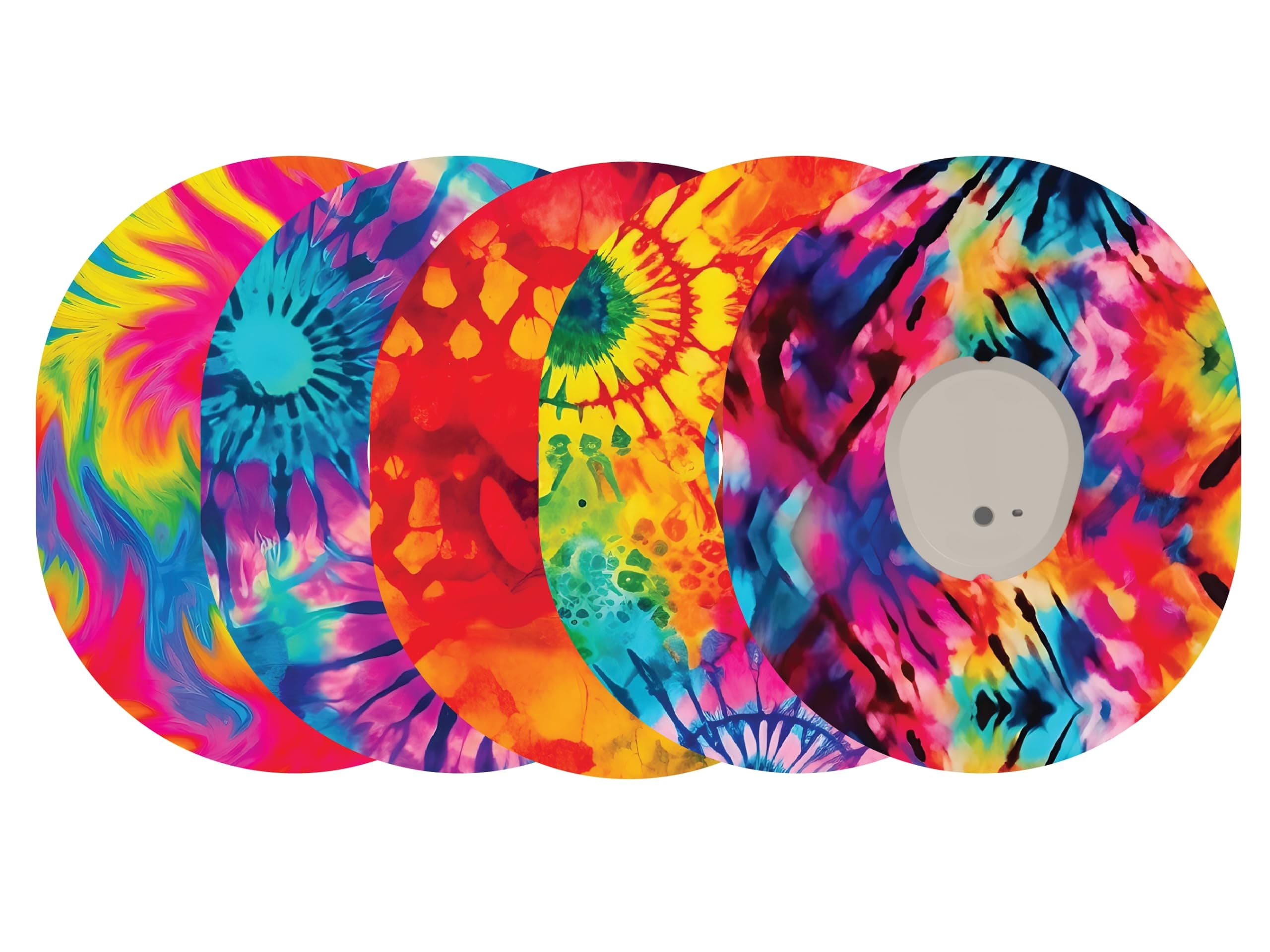 Glucomart Adhesive Patches for Dexcom G7 & Infusion Sets (5 Count) – Maximum Strength CGM Patches, Waterproof & Sweatproof, 10-Day+ Overpatch, Hypoallergenic Overlay