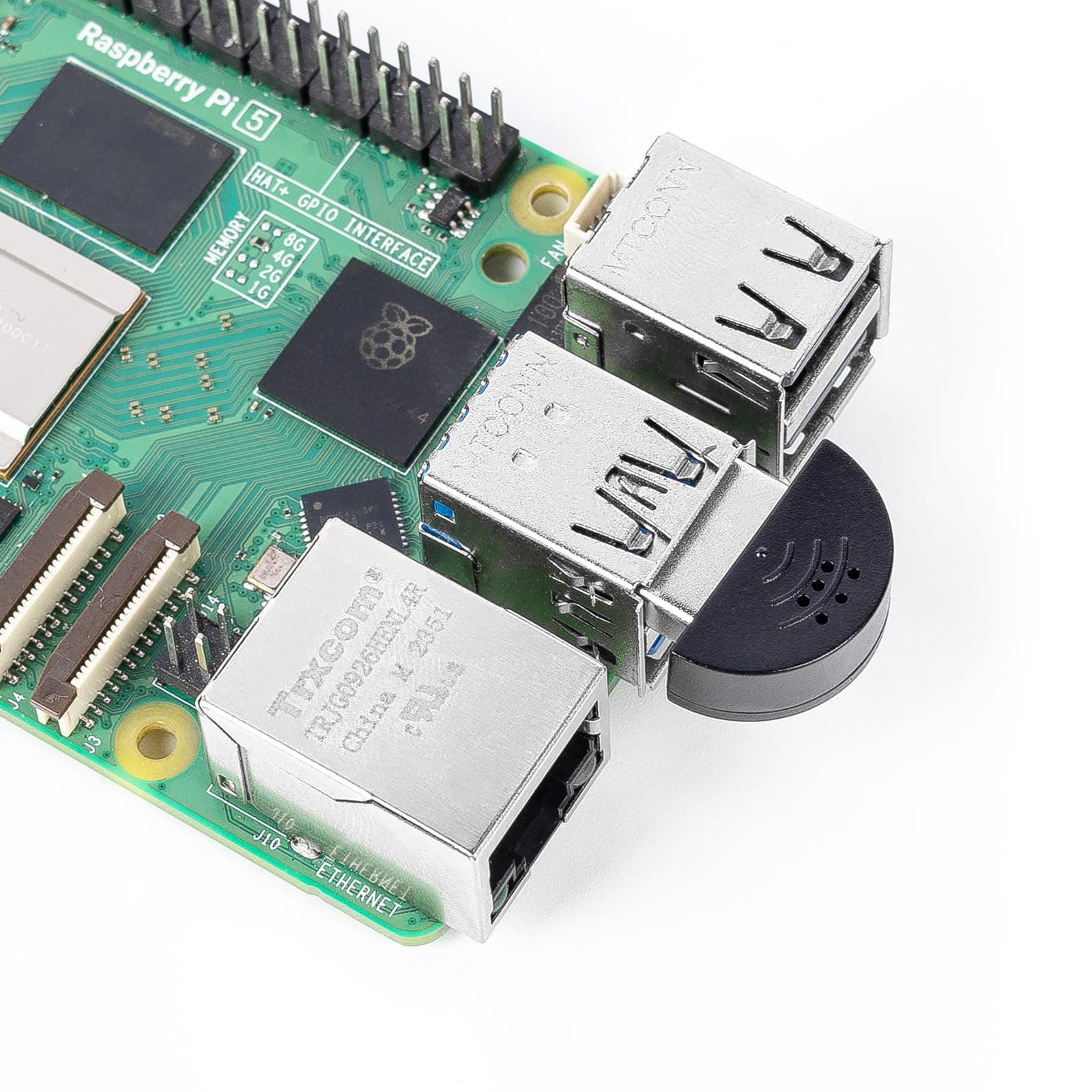 SunFounder USB 2.0 Mini Microphone for Raspberry Pi 4 Model B, Module 3B+, 3B 2 Module B & RPi 1 Model B+/B Laptop Desktop PCs Skype VOIP Voice Recognition Software