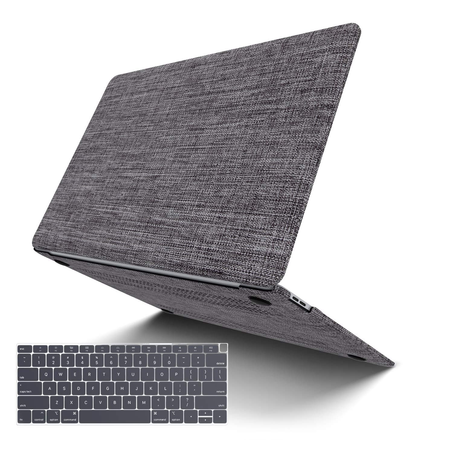 MacBook Pro 15 (2019/2018/2017/2016), JGOO Soft Touch Shell Cover(Fabric), Hard Shell Case Compatible MacBook Pro 15" A1707/A1993