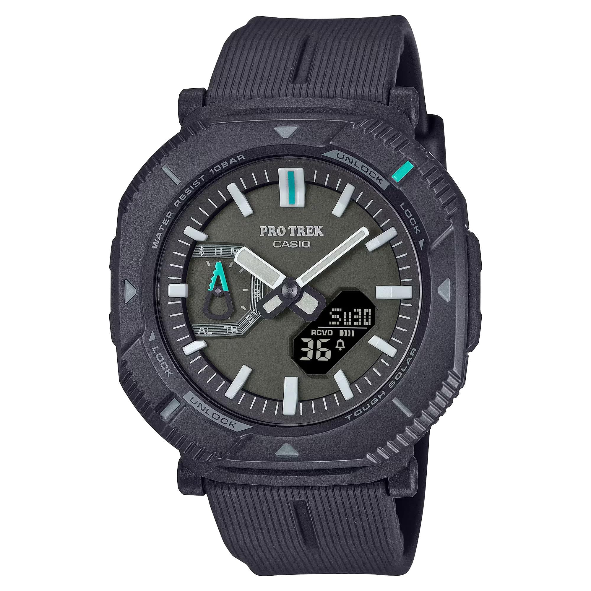 Pro Trek Casio PRJ-B001-1ER Bluetoothウォッチ、ストラップ, ストラップ