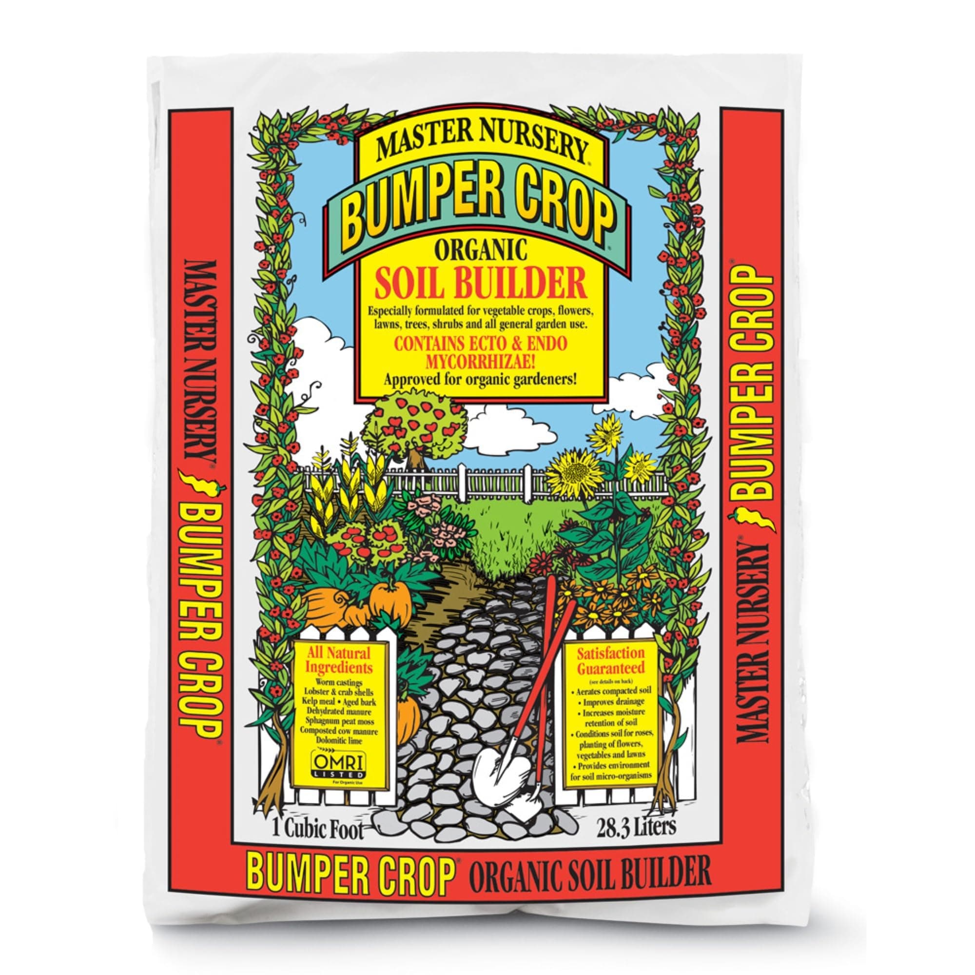 Organic Bumper Crop Soil Builder, 1 Cubic Foot