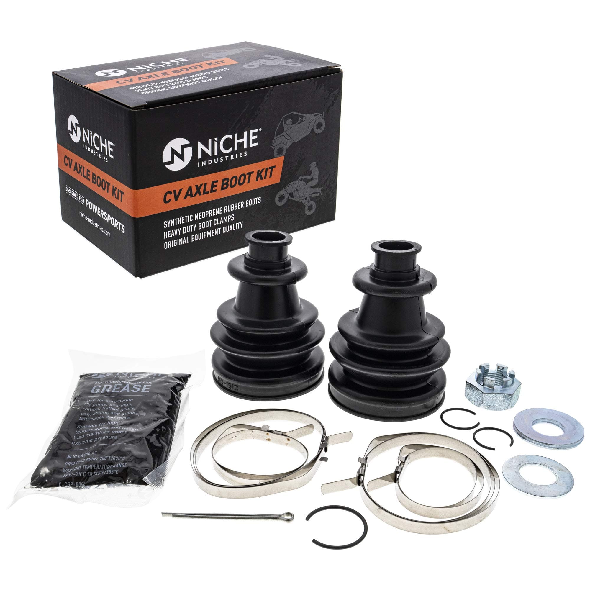 NICHE Front Middle Rear CV Axle Boot Kit for Polaris RZR 800 Ranger 900 1000 Sportsman 570 2203440