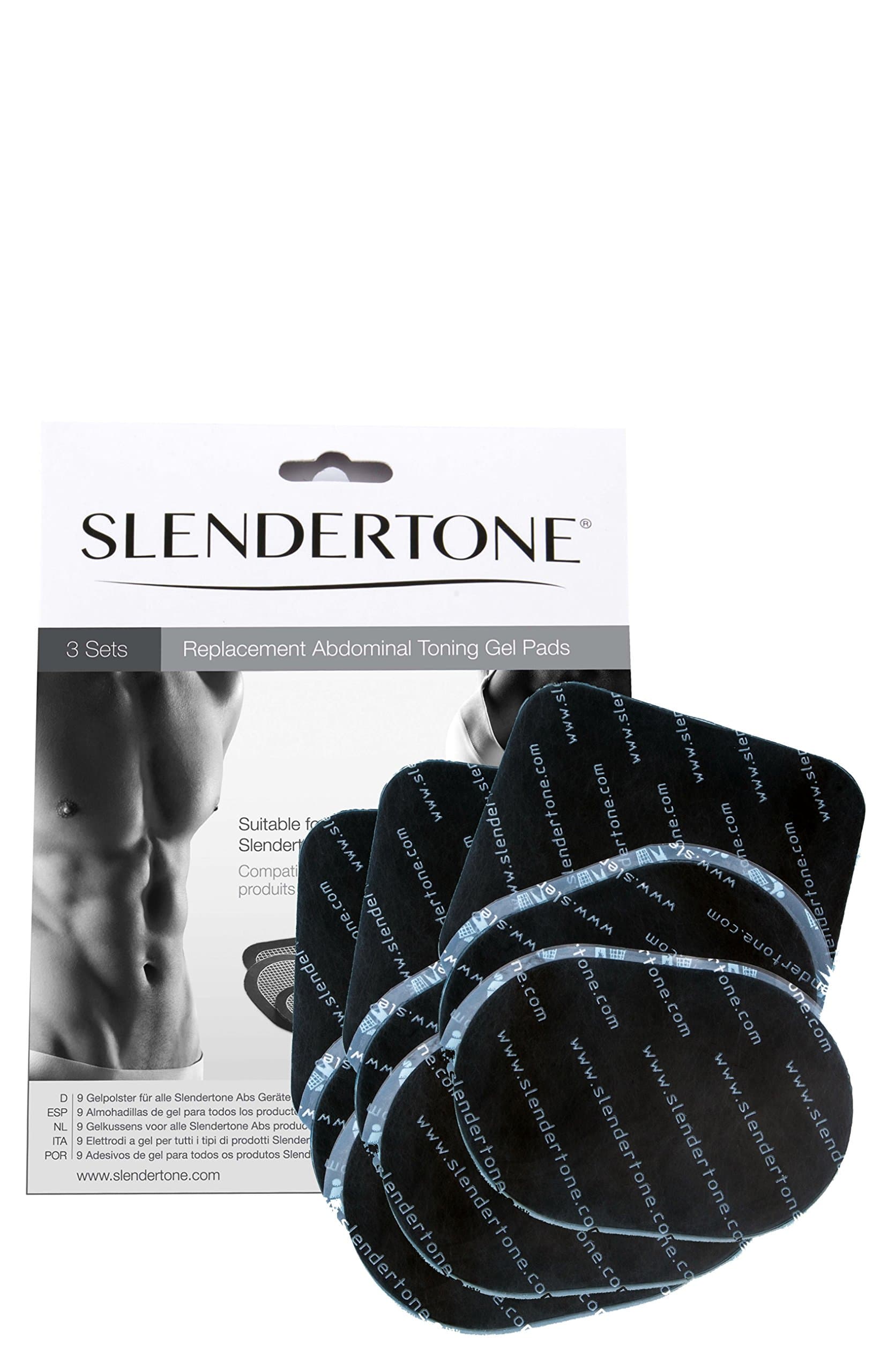 Genuine Replacement Gel Pads – Triple Pack | Hydrogel | Even Pulse Distribution | Biocompatible & Skin-Safe | Compatible with All Slendertone Ab Belts