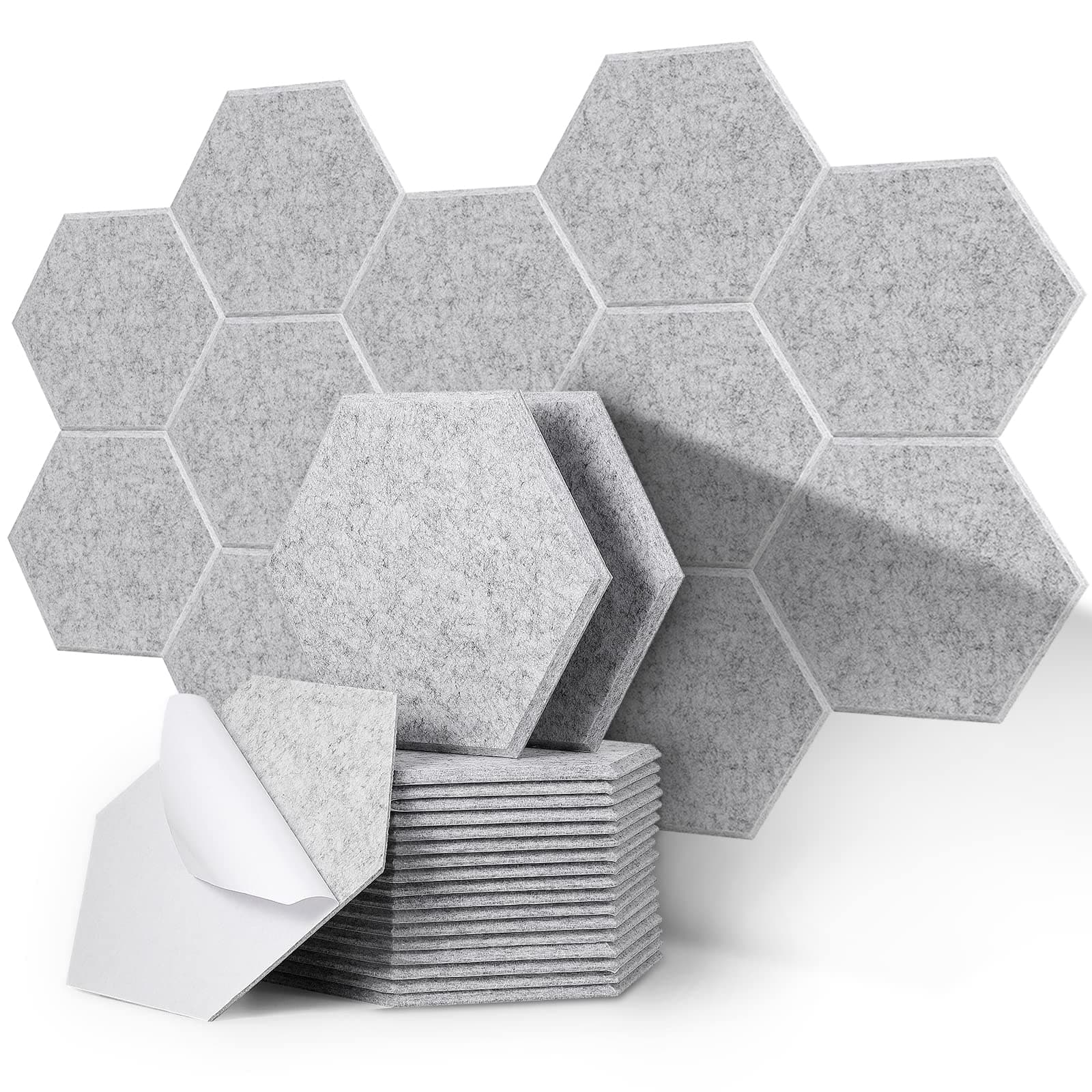 30 cm x 26 cm x 0.9 cm, Pack of 20 Acoustic Absorption Panels