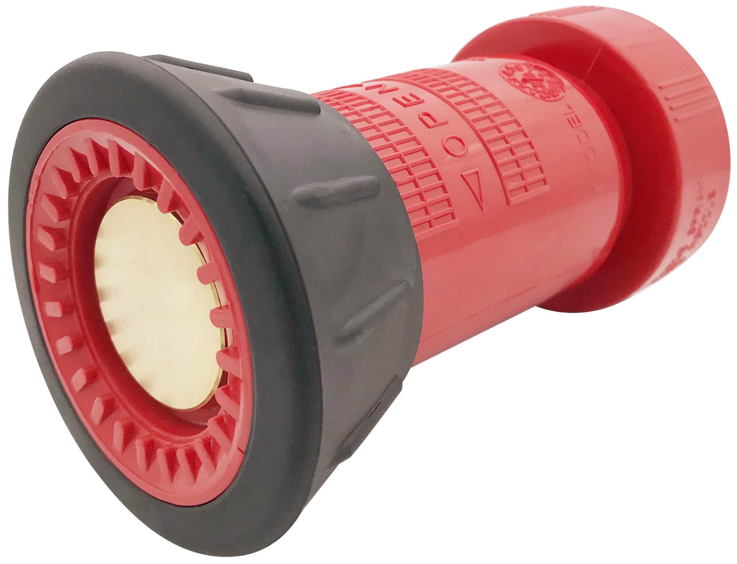 1-1/2" NPSH Fire Hose Nozzle Spray Polycarbonate Jet Fog Industrial Fireman 1.5" Nozzle 75 gpm Fire Equipment