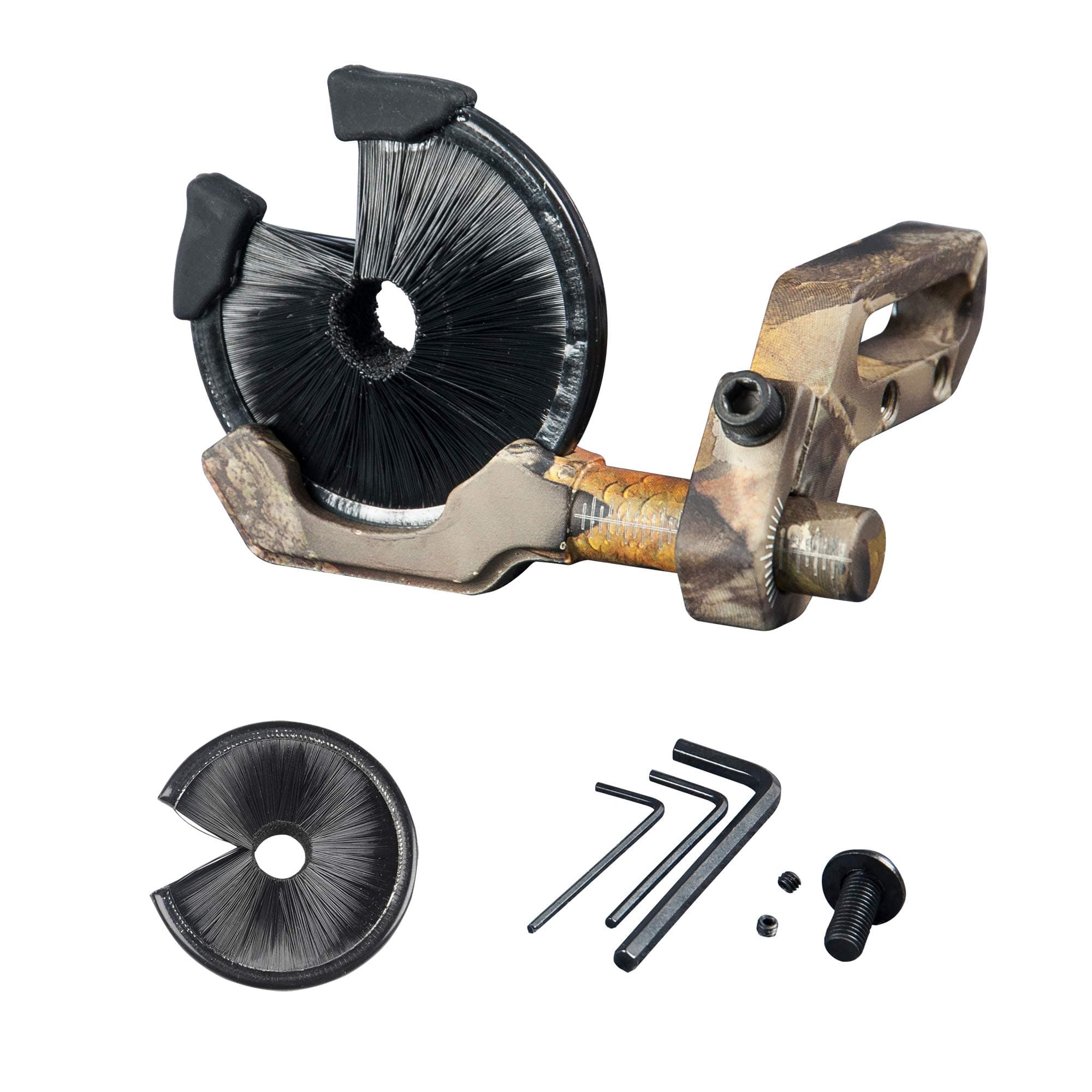 Compound Bow Full Containment Brush Arrow Rest Archery Arrow Rest Round Replacement Brush Bow and Arrow Shooting Target Parts Tool Hunting Accessories Arrow Stand