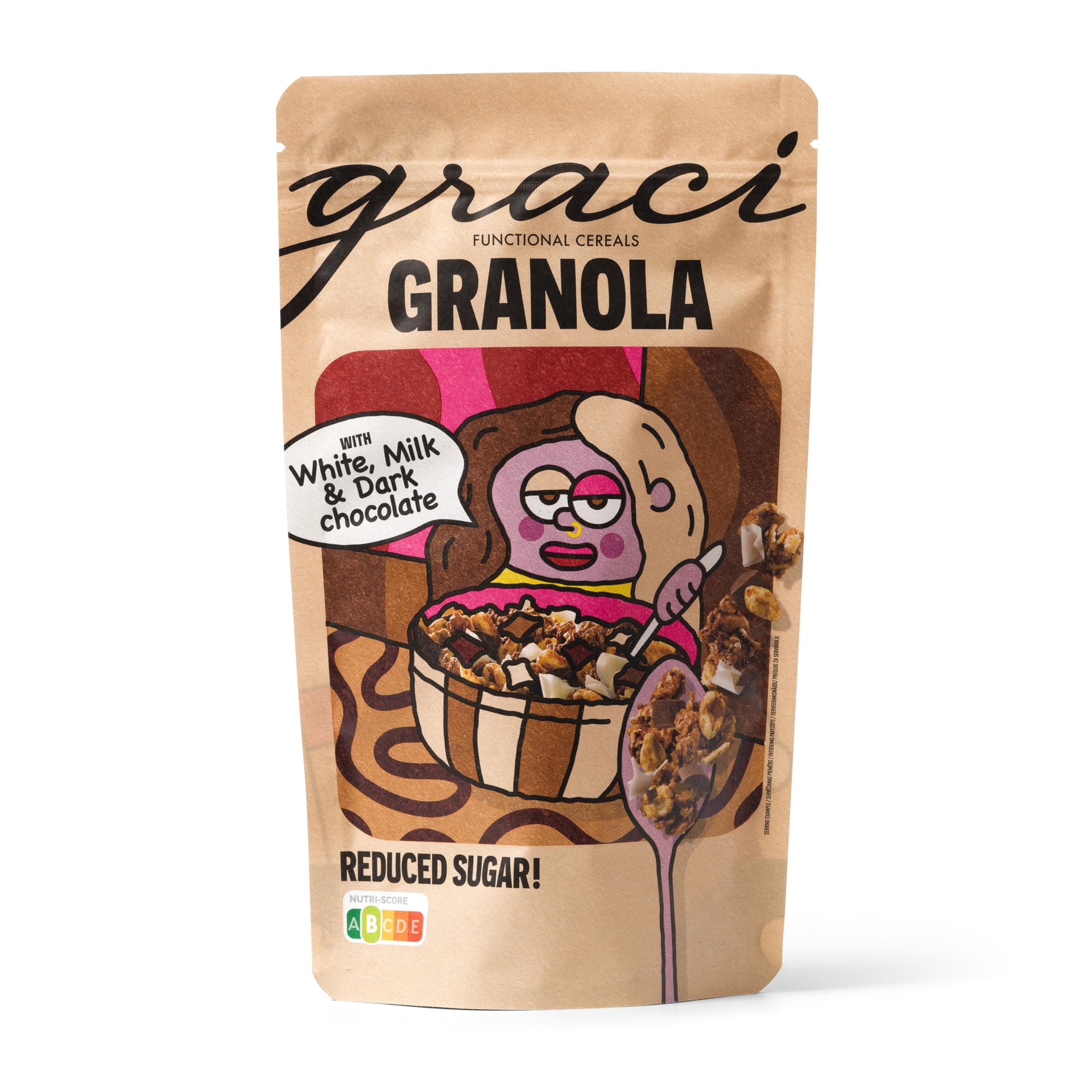 GRACI TRIPLE CHOCOLATE GRANOLA 250GM