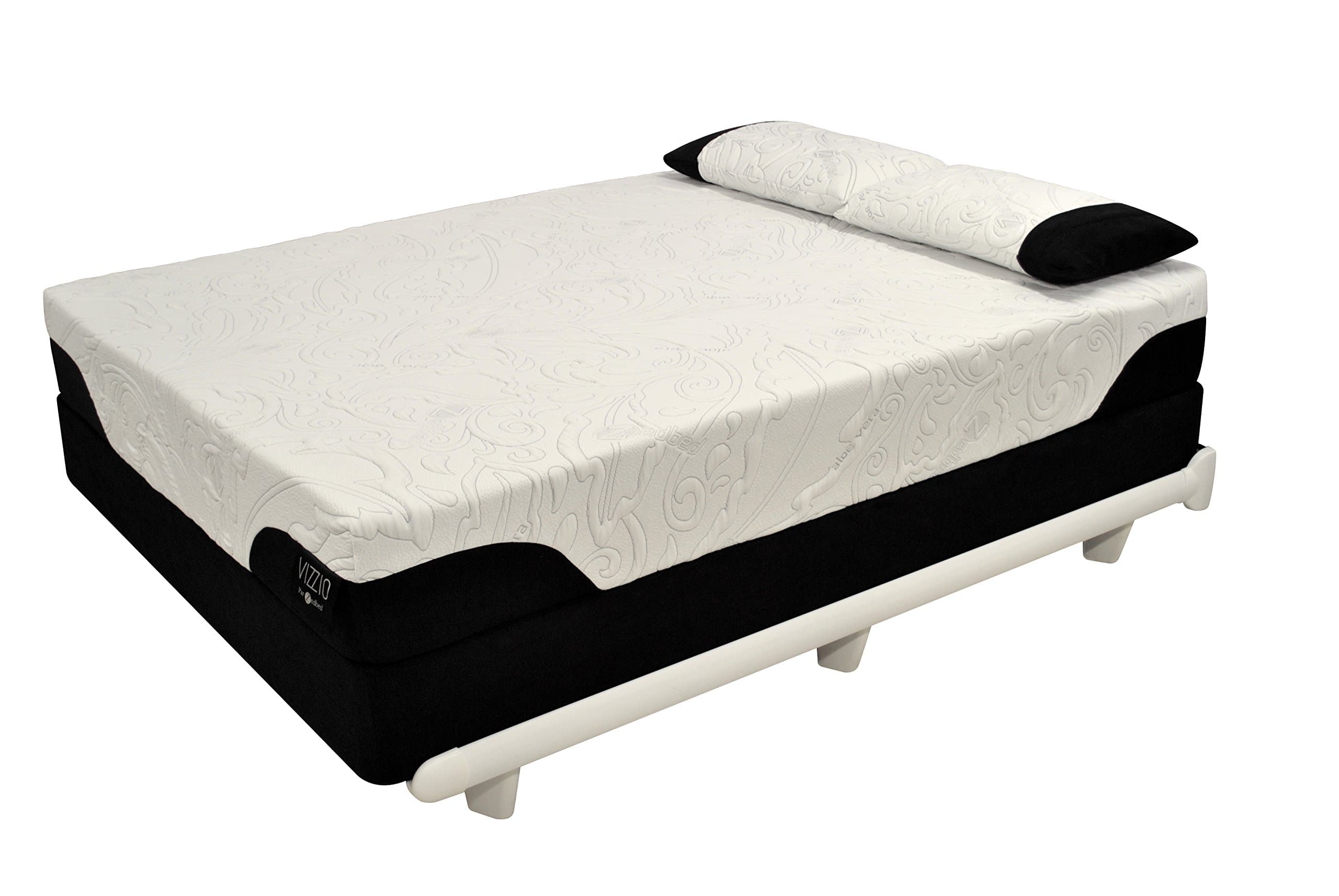 Zedbed 78 by 80 by 11-Inch Dream Pure Medium Gel Infused Slow Release Memory Foam Mattress, King