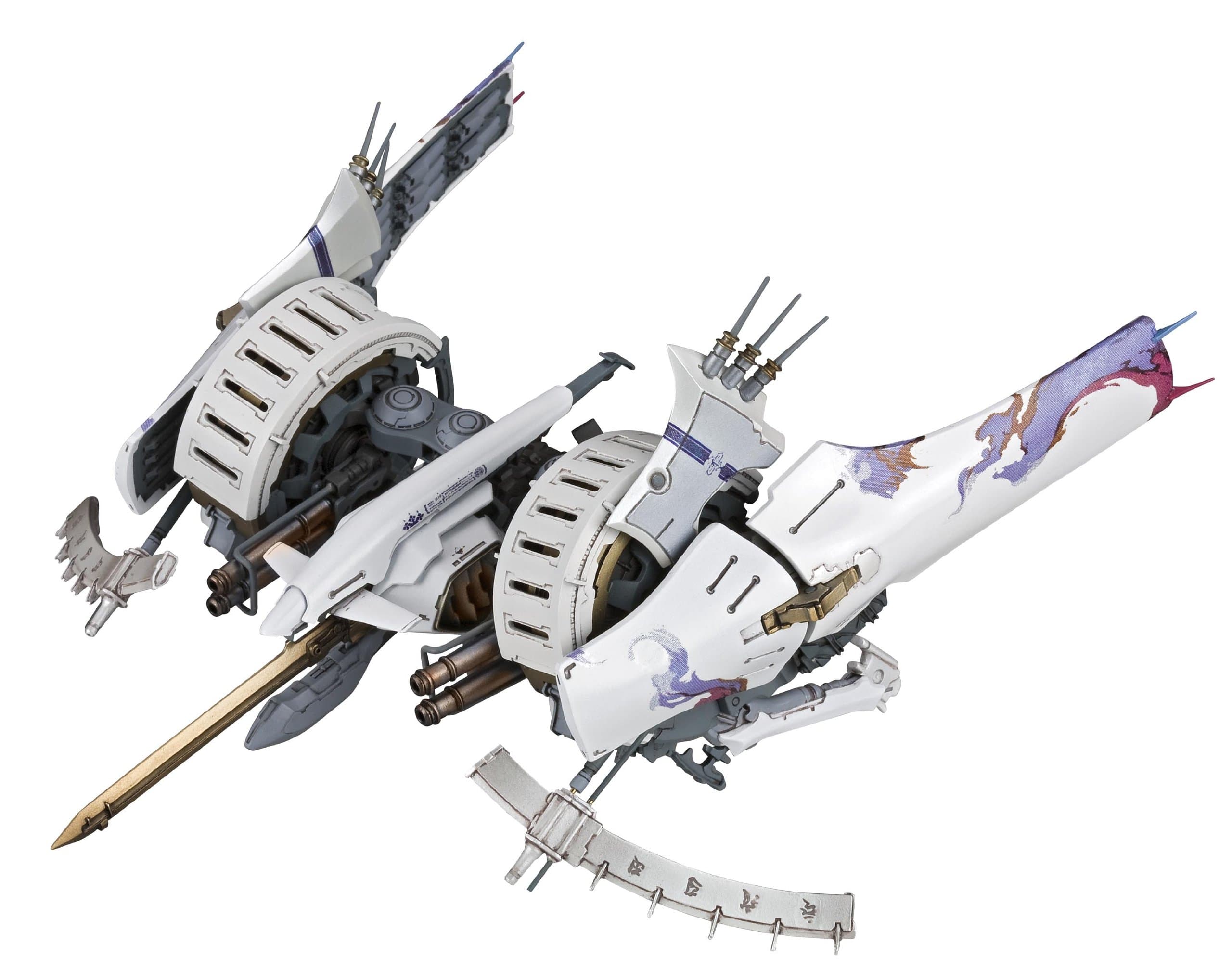 1/144 Scale Hitekkai Ikaruga (White) Construction Model Kit by Kotobukiya