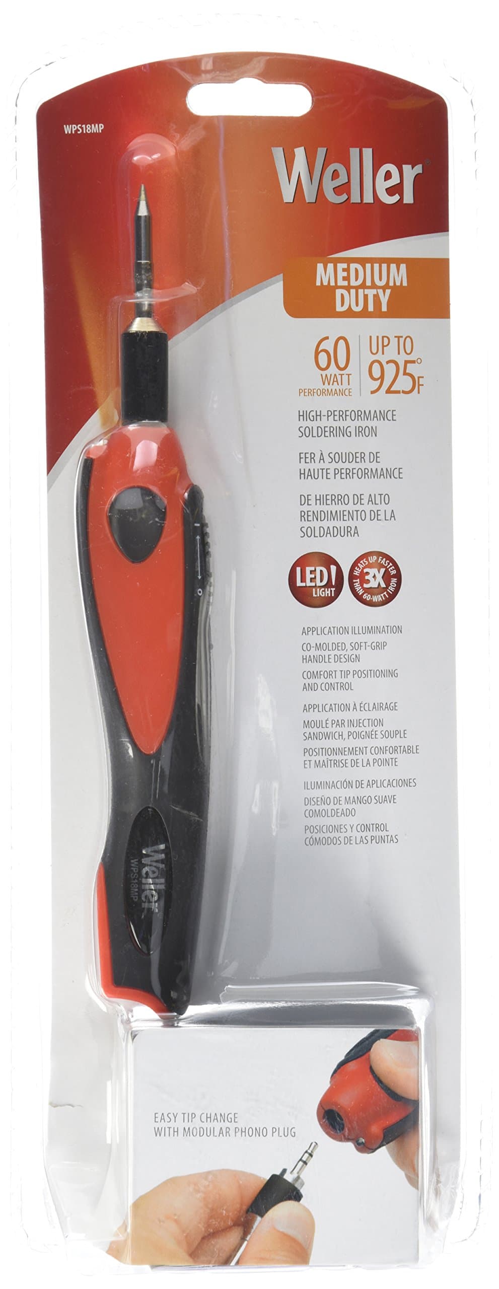 Weller WPS18MP High-Performance Soldering Iron , Red