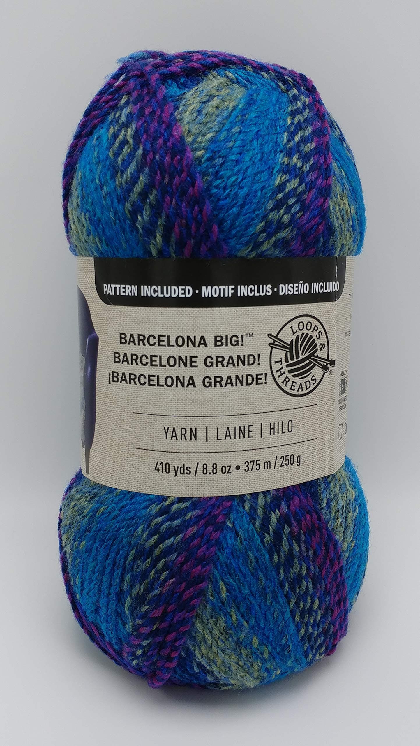 Barcelona Big! Yarn by Loops & Threads -Amethyst