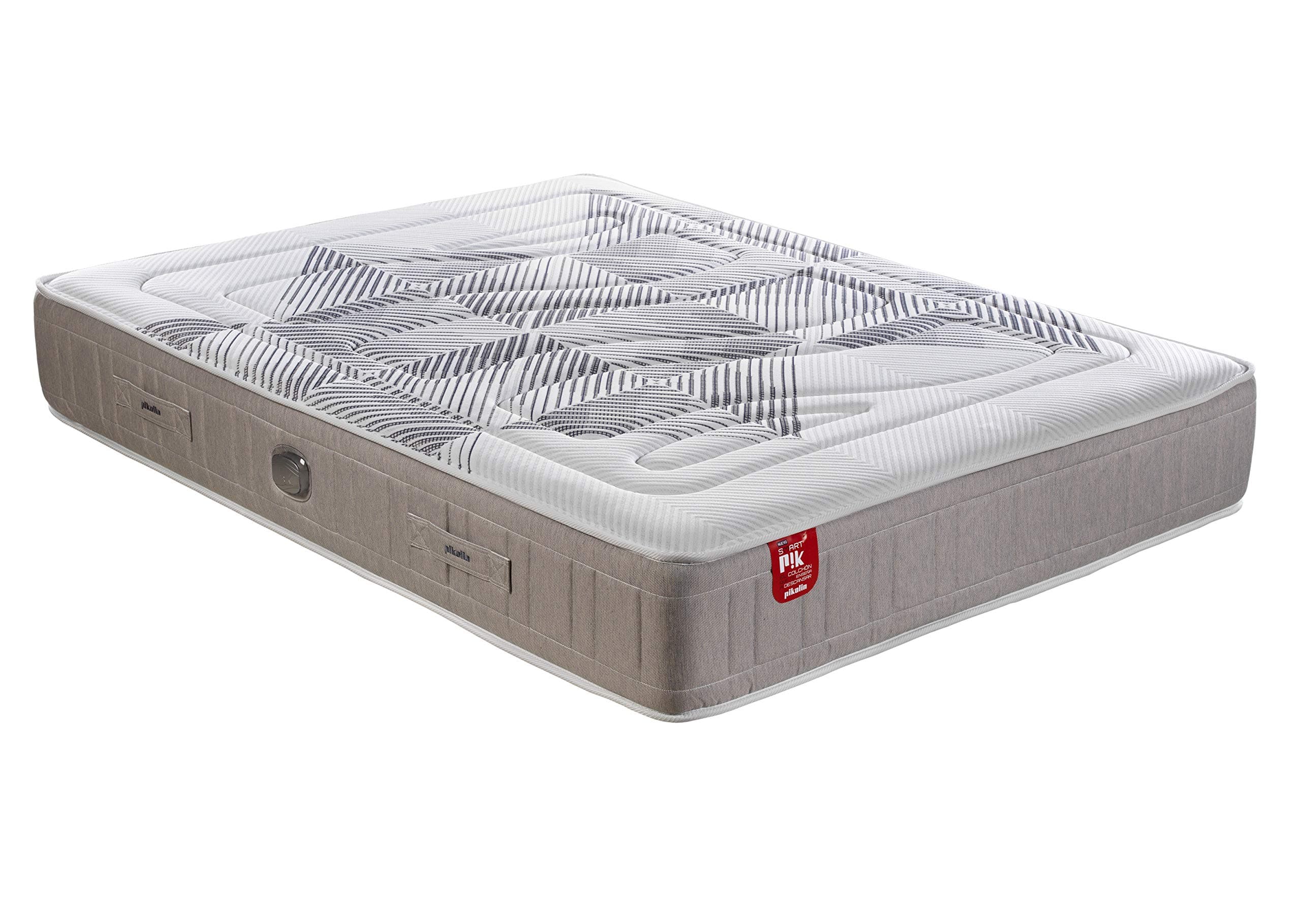 Pikolin Mattress Intelligent Smart Pik E-Sleep Pocket Spring And Memory Foam 200 x 200 cm grey
