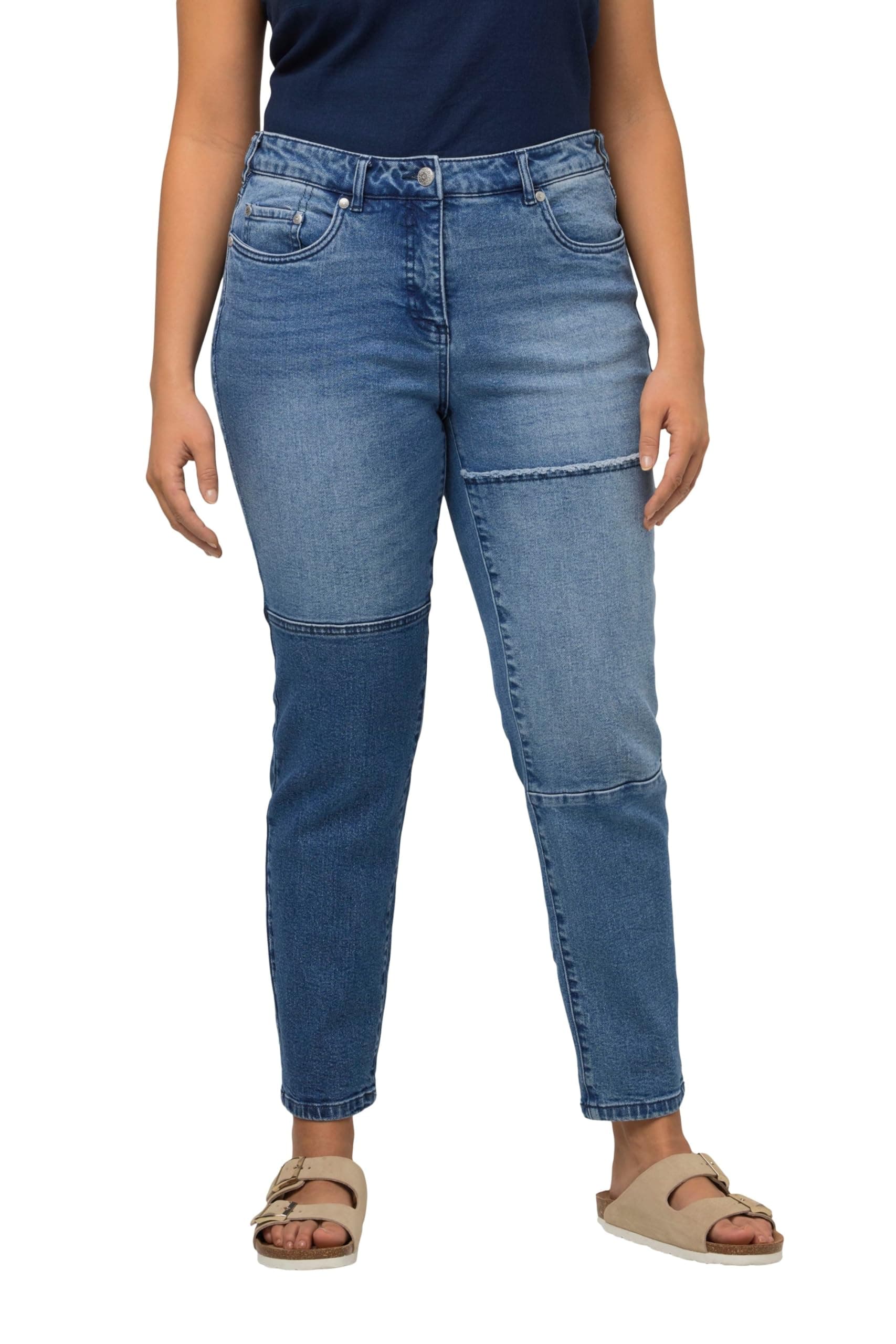 Ulla PopkenWomen's Denim Jeans With Patch Jeans
