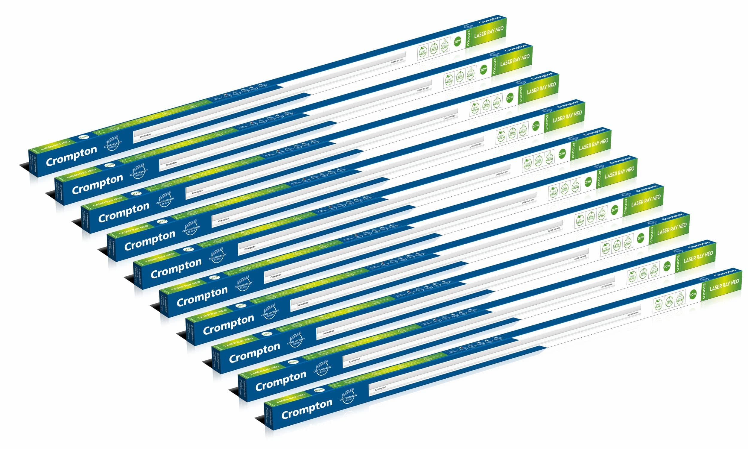 Crompton Laser Ray Neo 36W LED Batten (Natural White) - Pack of 10