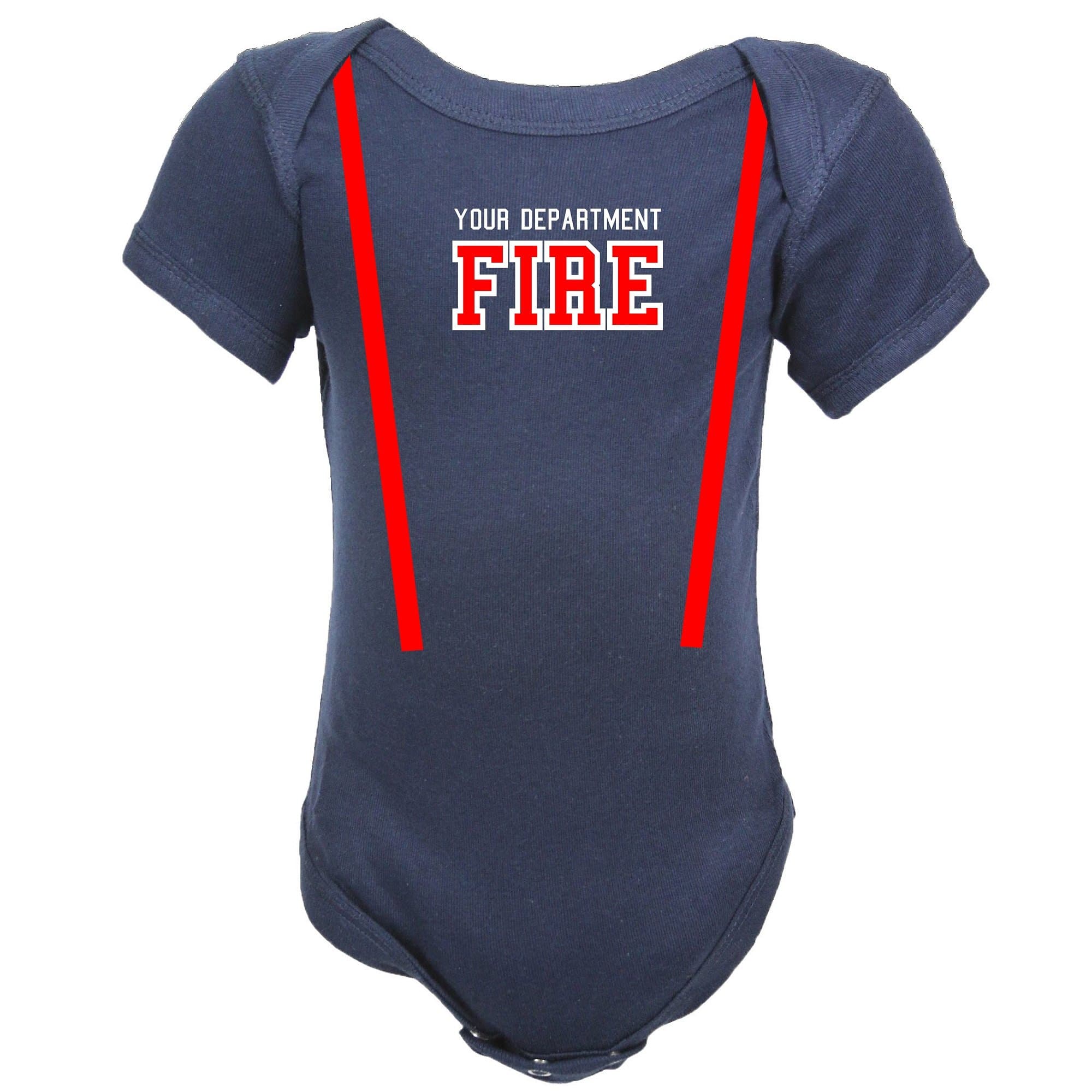 Fully Involved StitchingFirefighter Baby Bodysuit (3 Mo.)