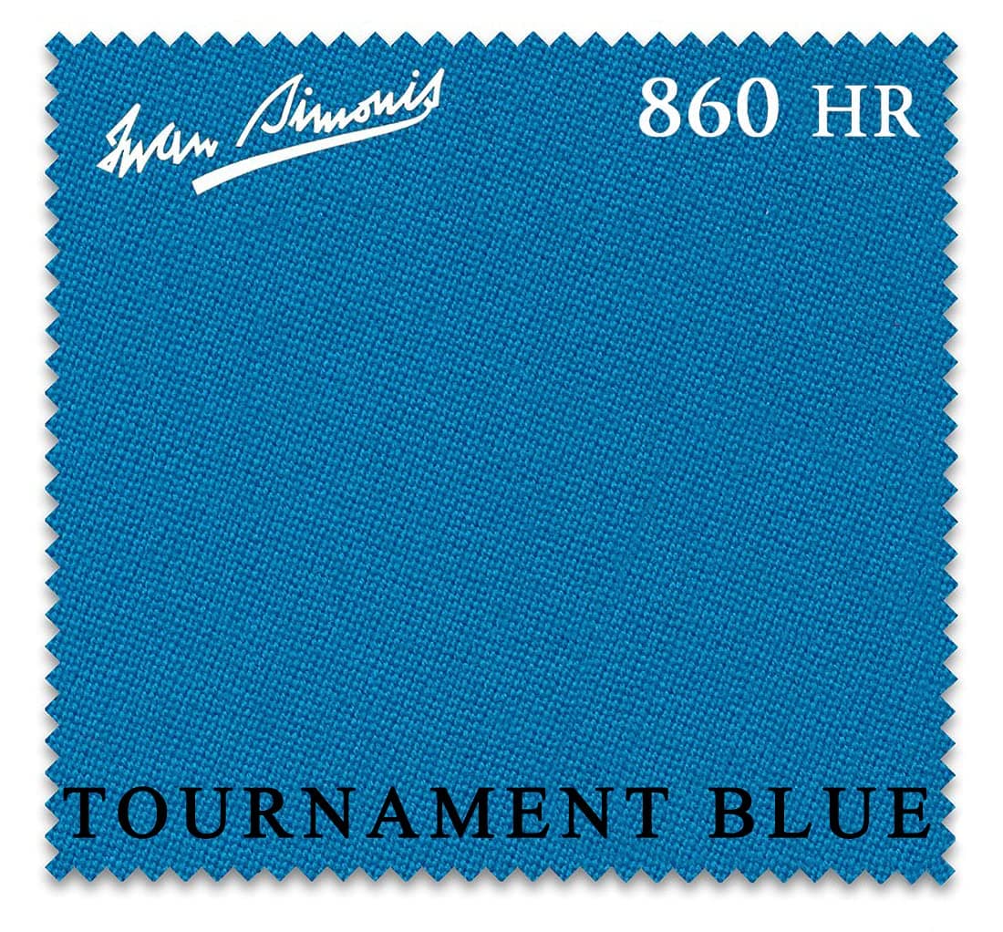 860HR Pool Table Cloth (Tournament Blue, 7 ft)