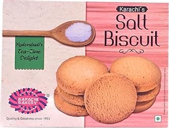 Karachi Bakery- Salt biscuits , 14.10 oz (400 g), indian snacks, cookies, biscuits