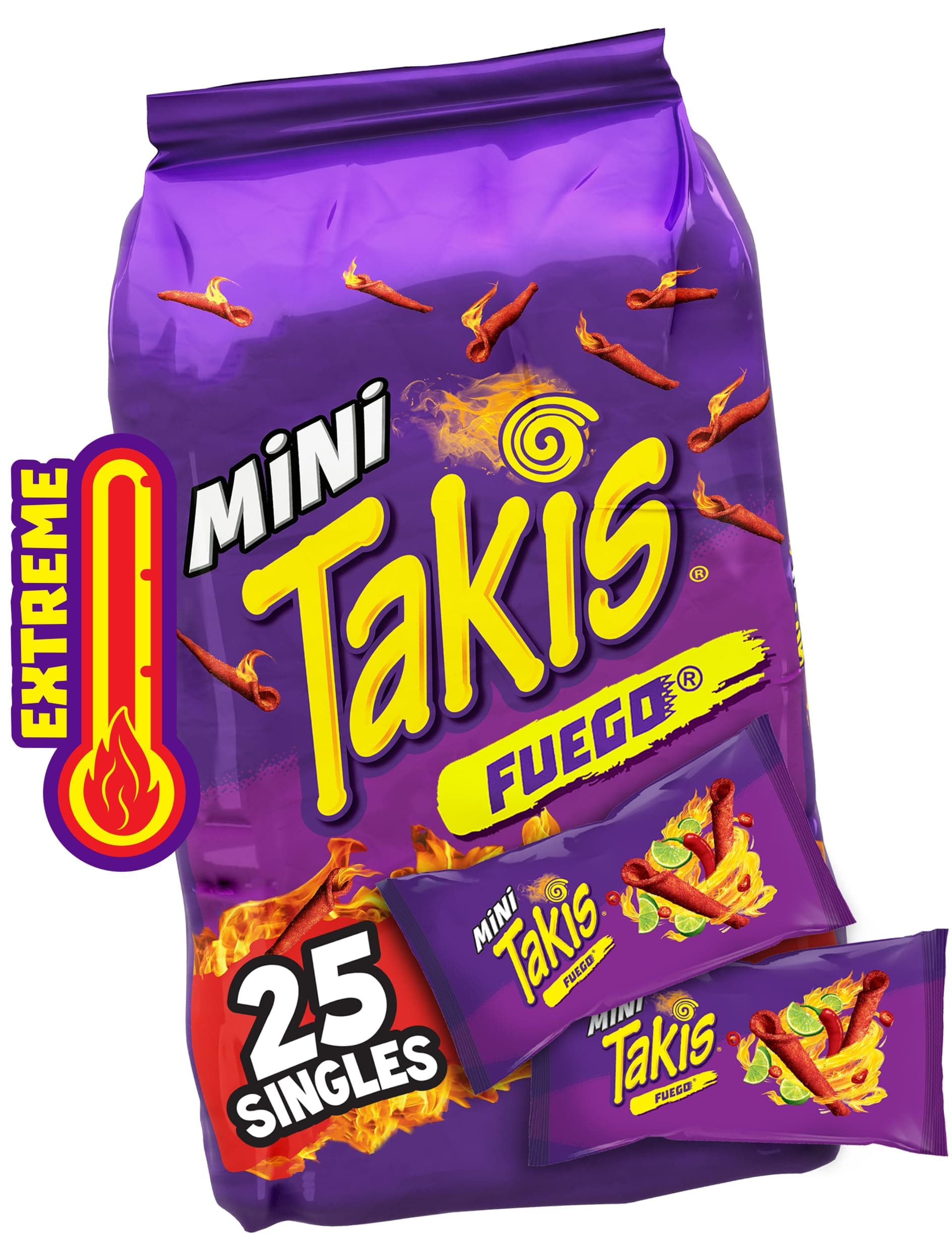 Takis Fuego Mini 25 pc / 1.23 oz