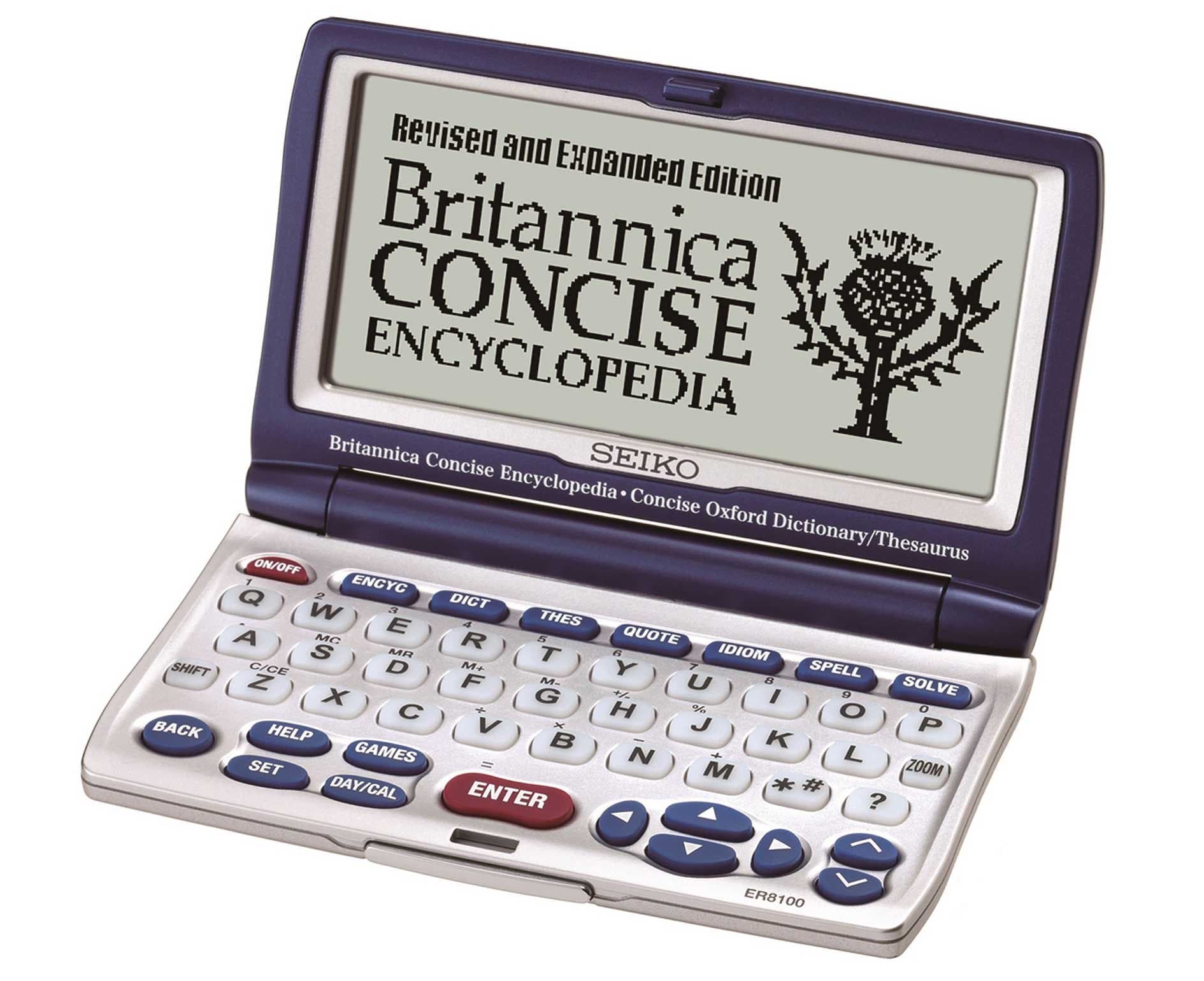 Seiko ER8100 Britannica and Oxford Reference Library