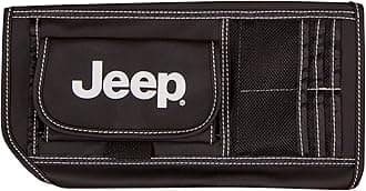 Plasticolor 006196R01 Jeep Logo Car Truck or SUV Sun Visor Organizer, Auto Interior Pocket Organizer, Registration and Document Holder, Personal Belonging Sunglass Storage Pouch Organizer