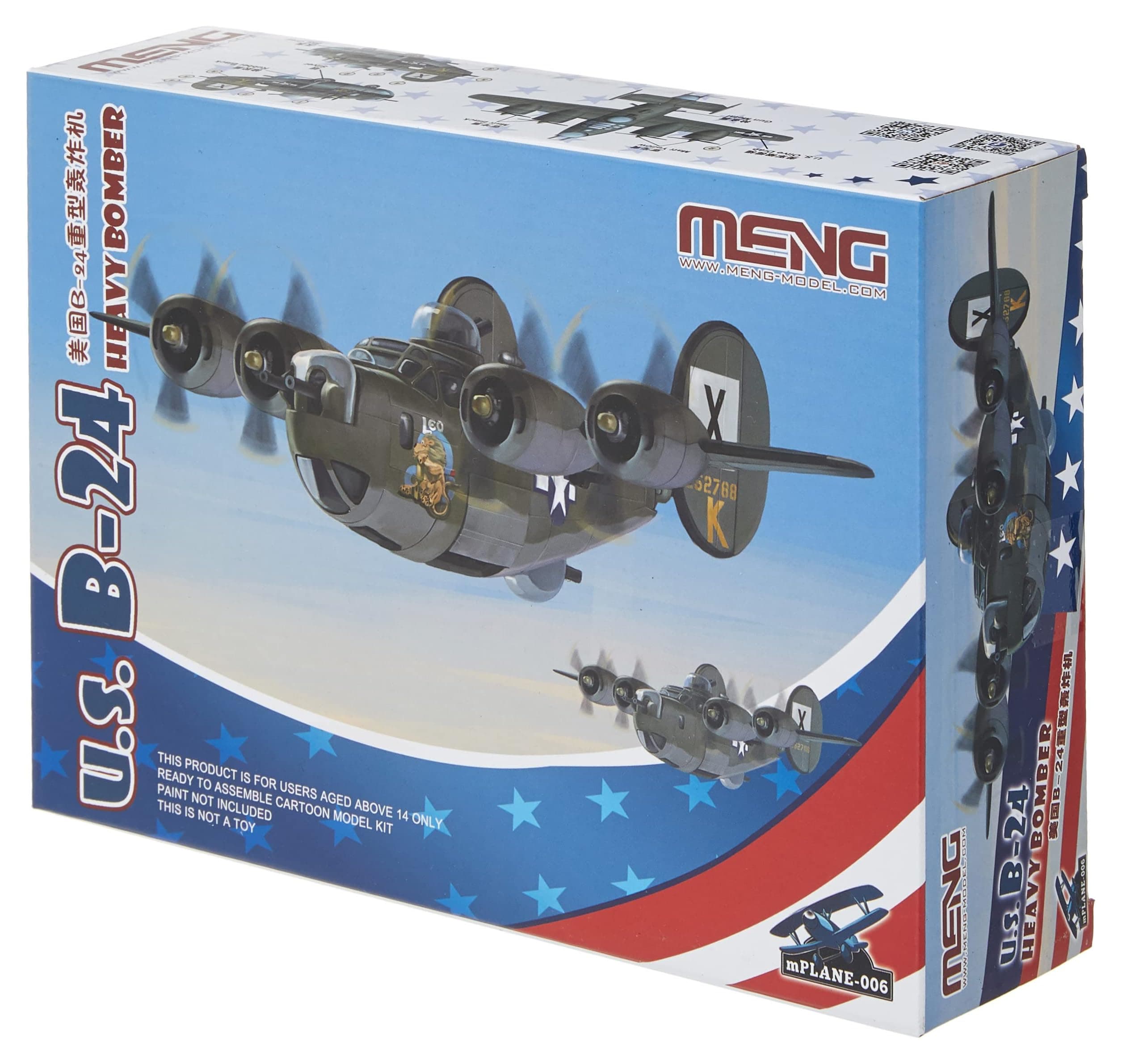 MNGMP-006 B-24 Bomber Plastic Model kit, Various
