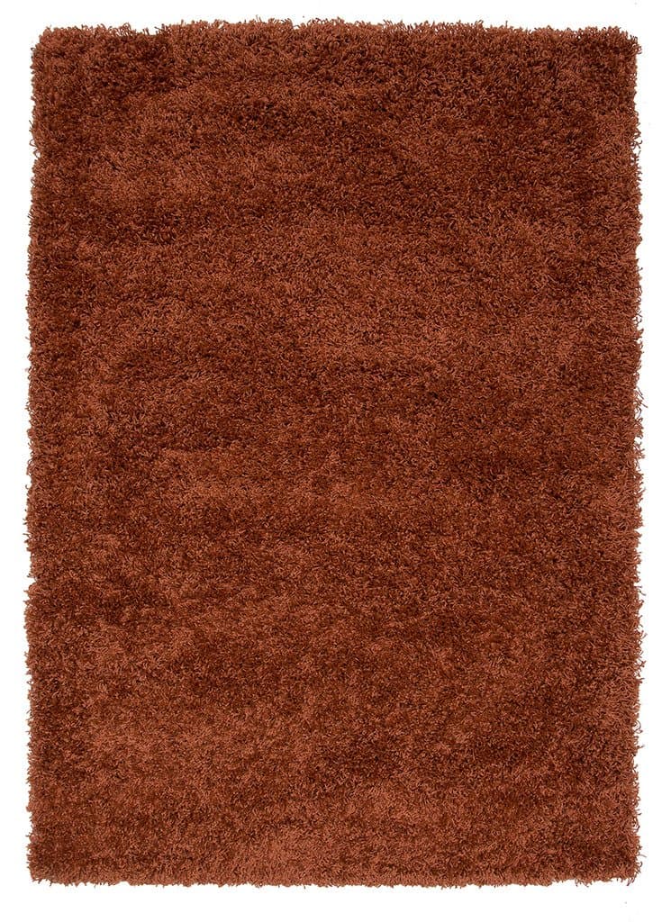 The Rug House Soft Non Shed Thick Plain Easy Clean Shaggy Rugs Ontario - 16 Colours and 8 (Terra 60x110cm)