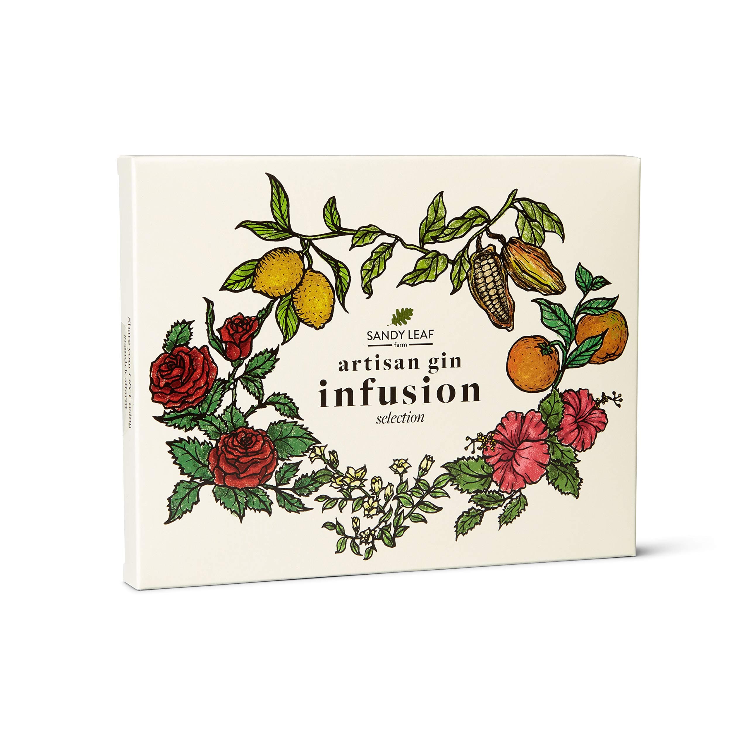 Gin Infusing Kit - Infuses 1.4L of Gin with Four Artisan Spice and Tea Blends - Pink Gin Infusion Included