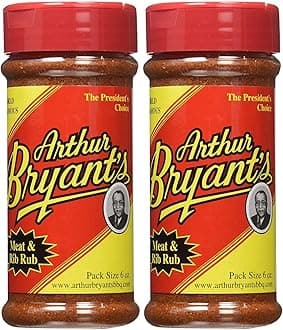 BBQ Meat and Rib Rub (6 oz) — BBQ Rub for Ribs, Brisket, Chicken, Pork & More — Rib Rubs for Smoking and Grilling (2-Pack)