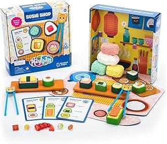 Educational Insights Playfoam® Sushi Shop Race - Preschool Sensory Toys for Kids, Toddler Learning Toys, Pretend Play Sushi for Kids Ages 3+