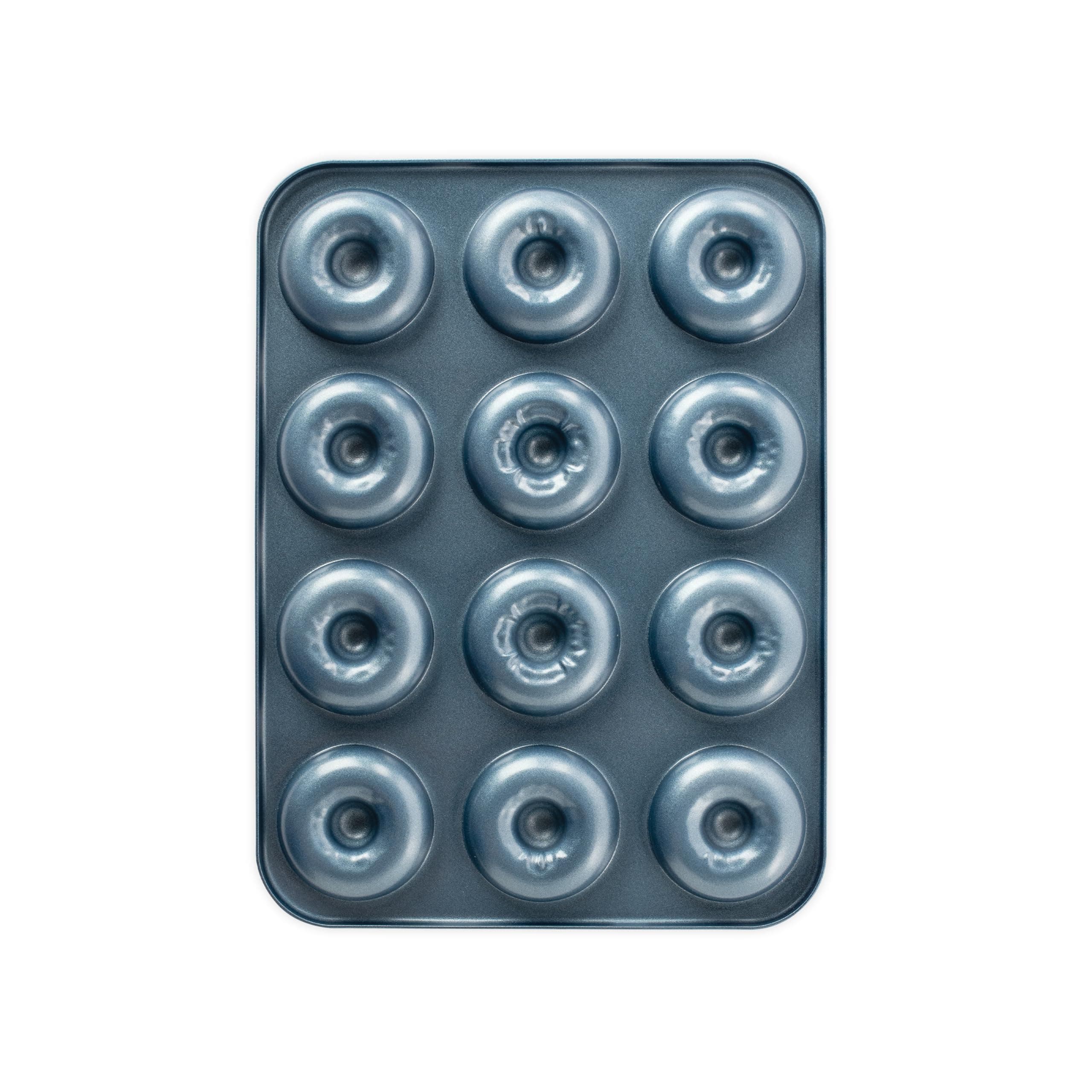 Nordic Ware Formed Mini Donut Pan, 12 Cavities, Twilight Blue