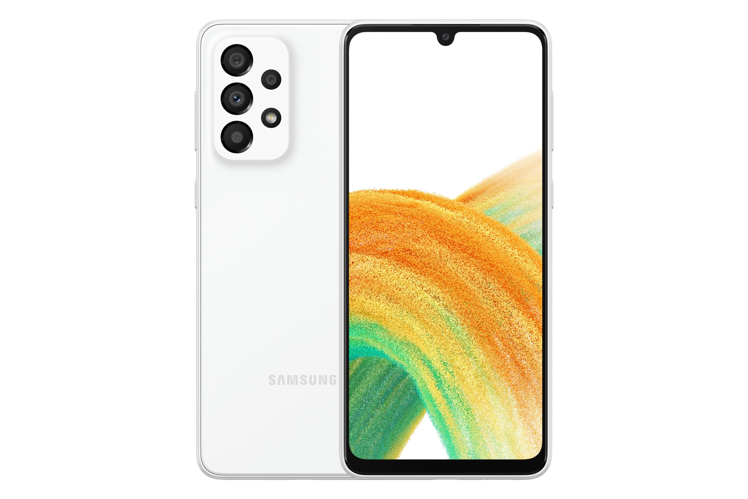 SAMSUNG Galaxy A33 5G Mobile Phone SIM Free Android Smartphone White 128GB, Awesome White